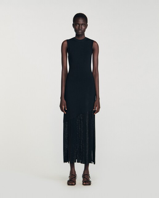 Imagen 0 de Vestido largo con flecos