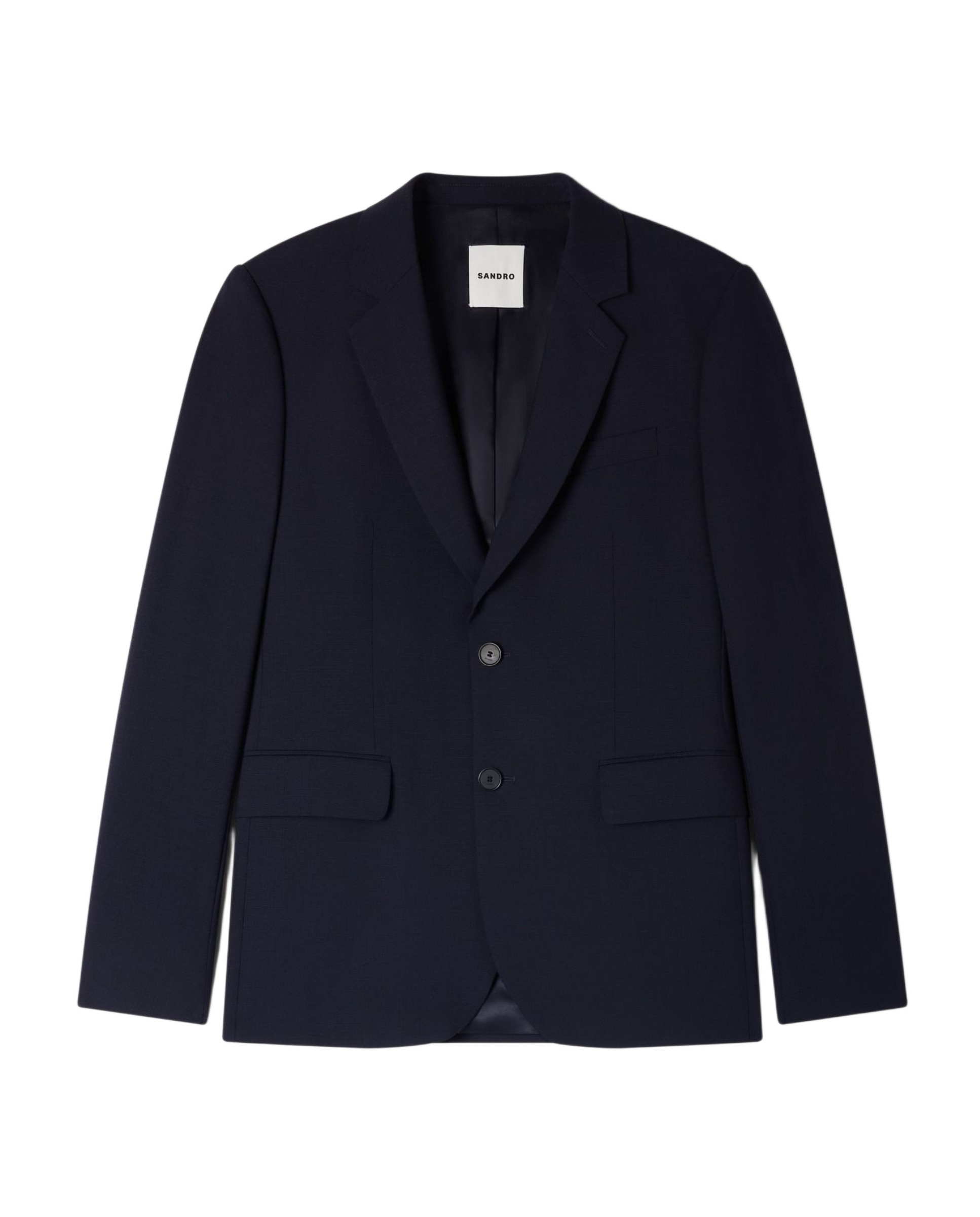 Americana de hombre corte clásico microestampado - Sandro - Azul marino Azul marino-6
