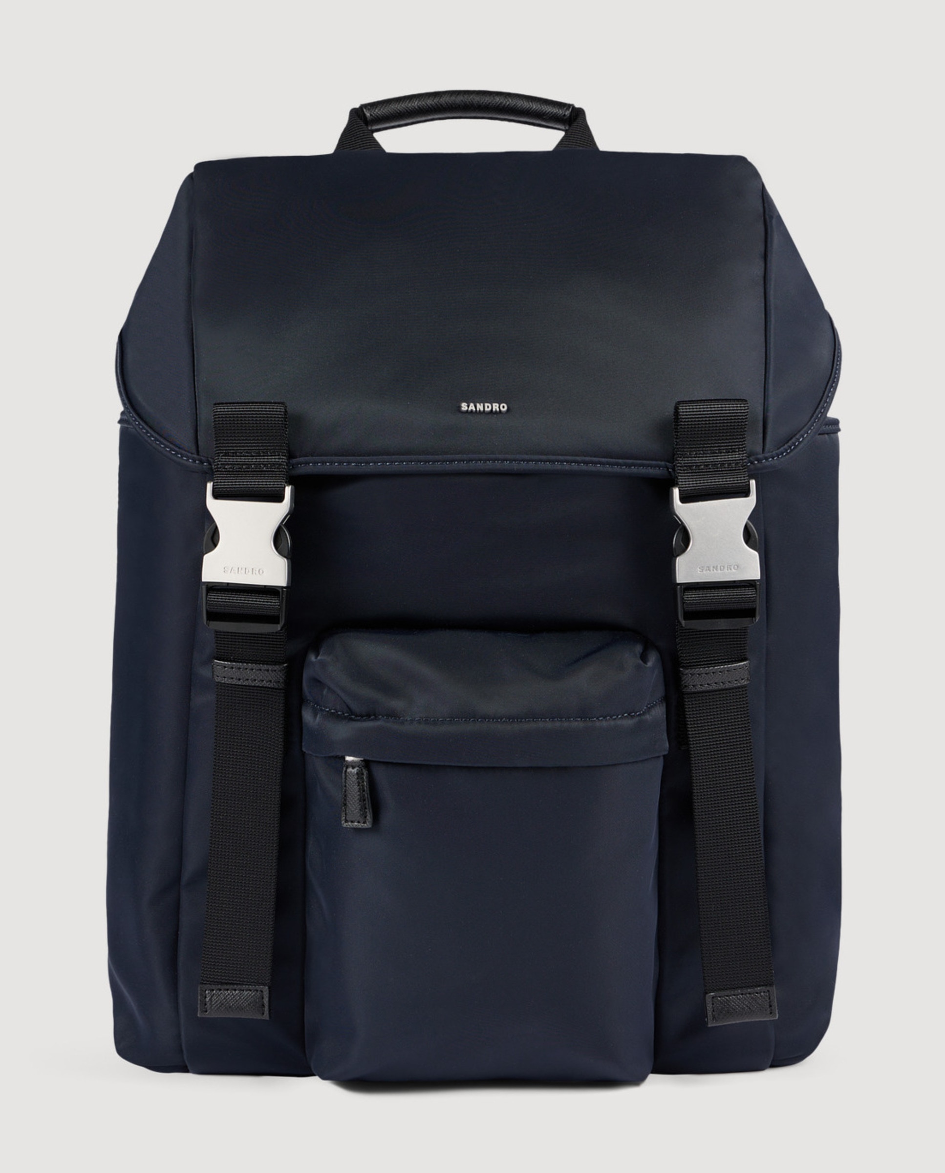 Imagen 0 de Mochila de hombre de nailon con solapa Azul marino