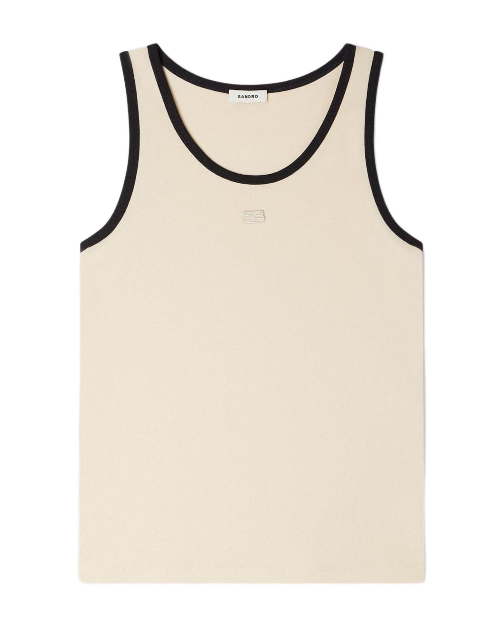 Camiseta de manga corta para hombre algodón con parche - Sandro - Arena Arena-6