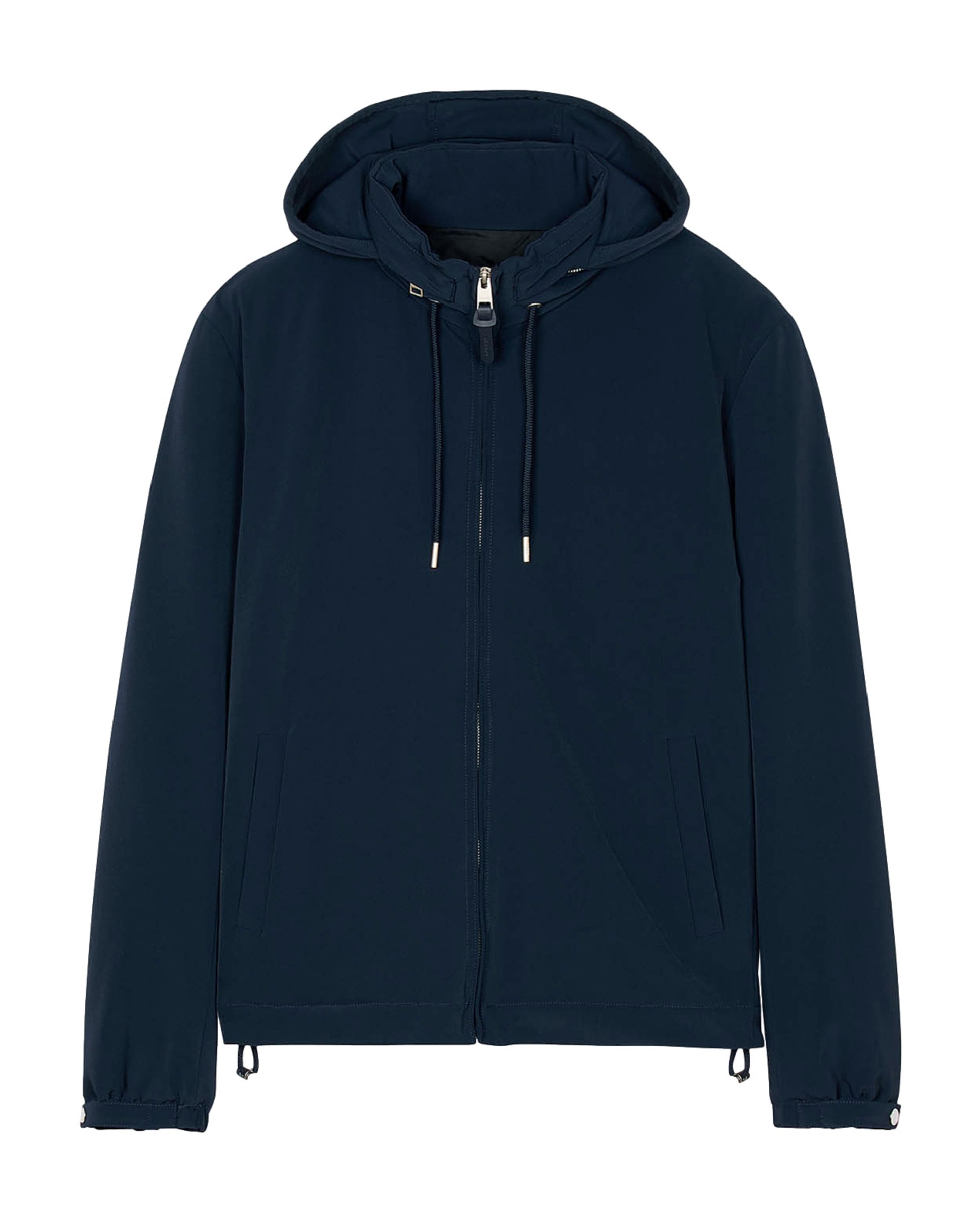Cazadora bomber de hombre con cremallera y capucha - Sandro - Azul marino Azul marino-7