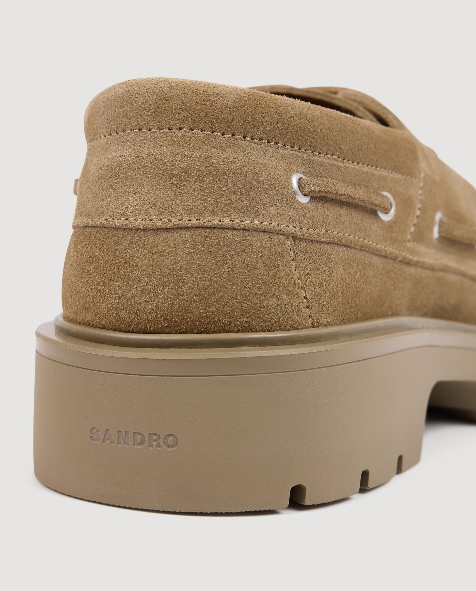 Náuticos de hombre de serraje con cordones - Sandro - Arena Arena-4