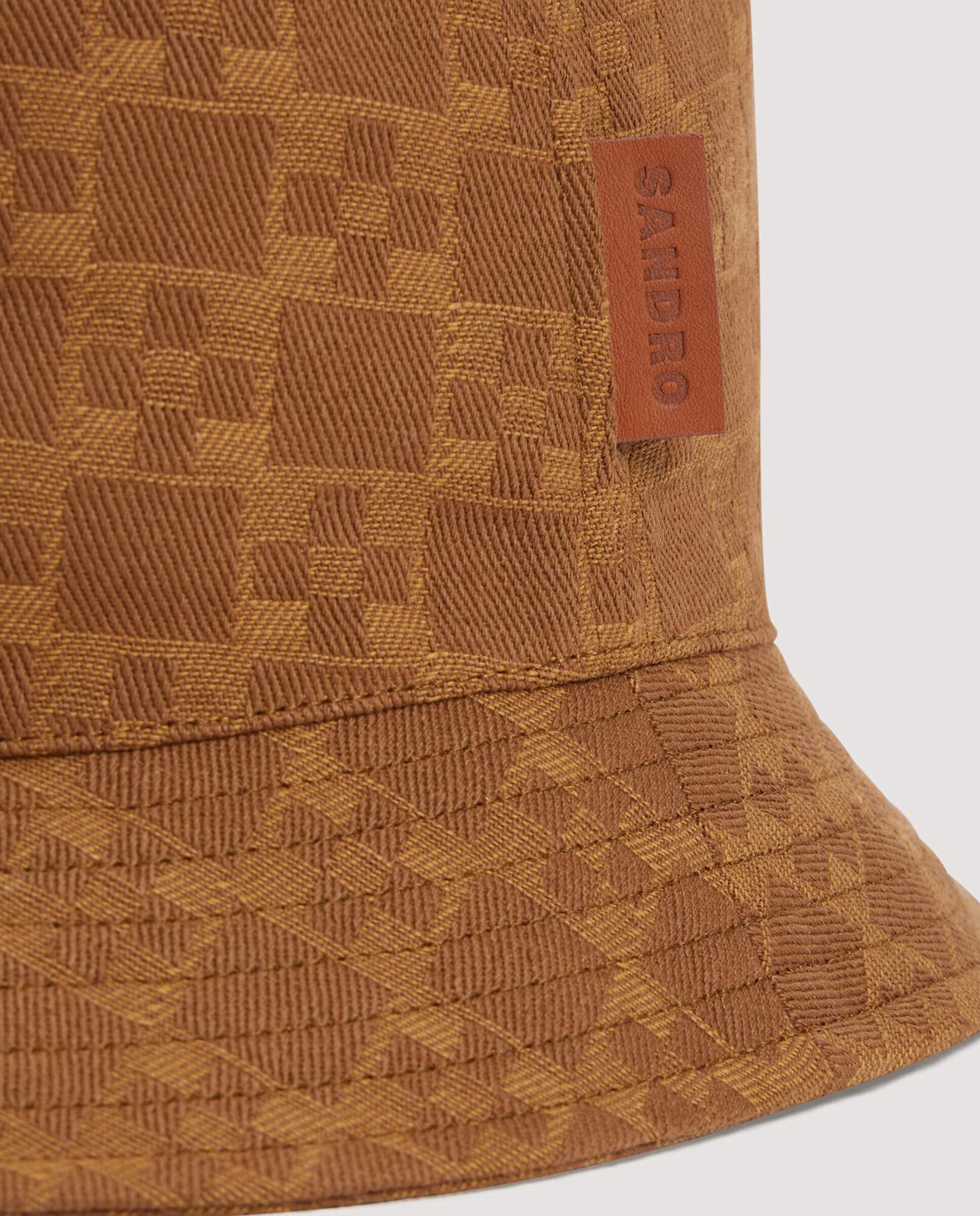 Sombrero de hombre de algodón con parche de cuero - Sandro - Camel Camel-3