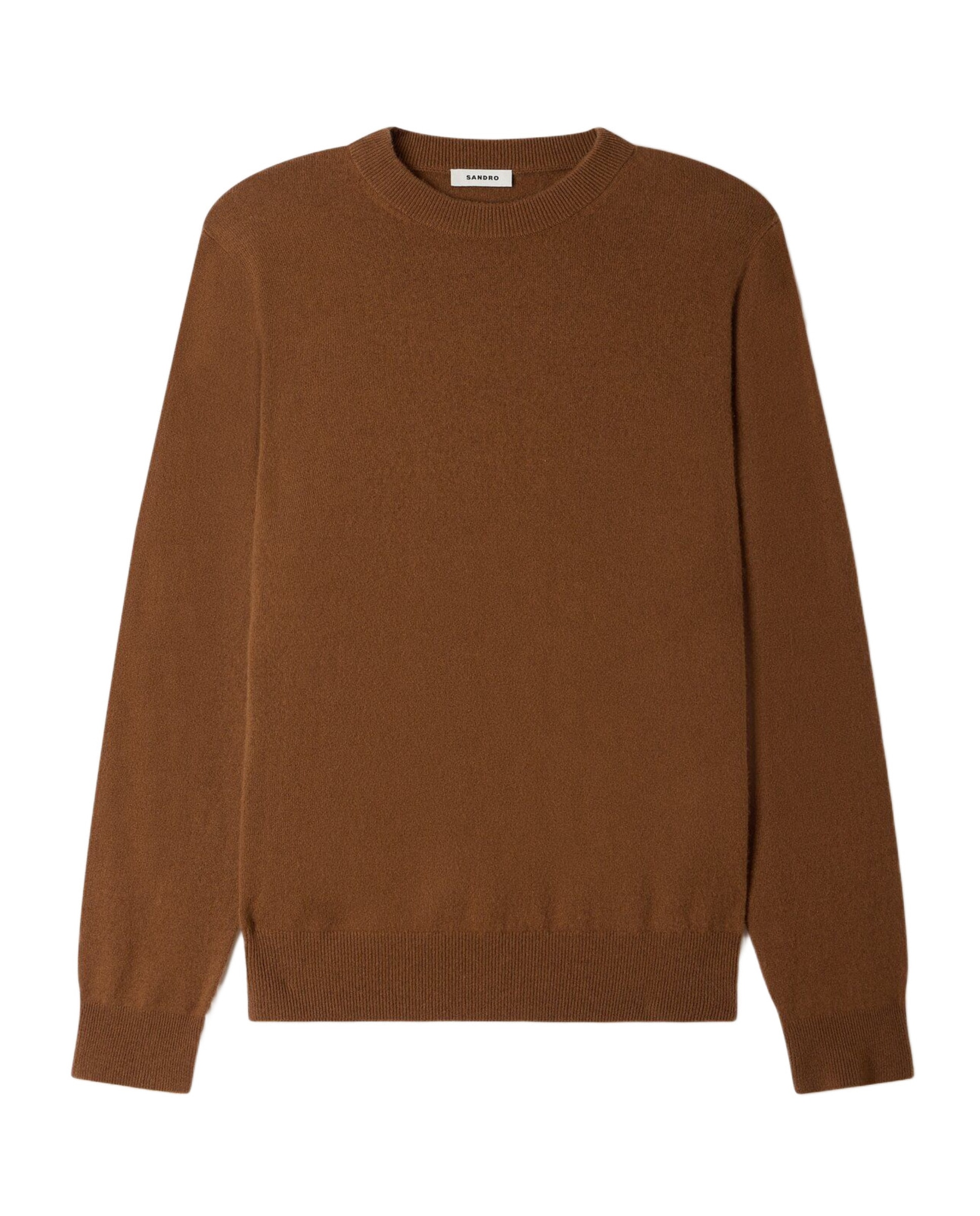 Jersey de hombre de cachemira cuello redondo - Camel Camel-6