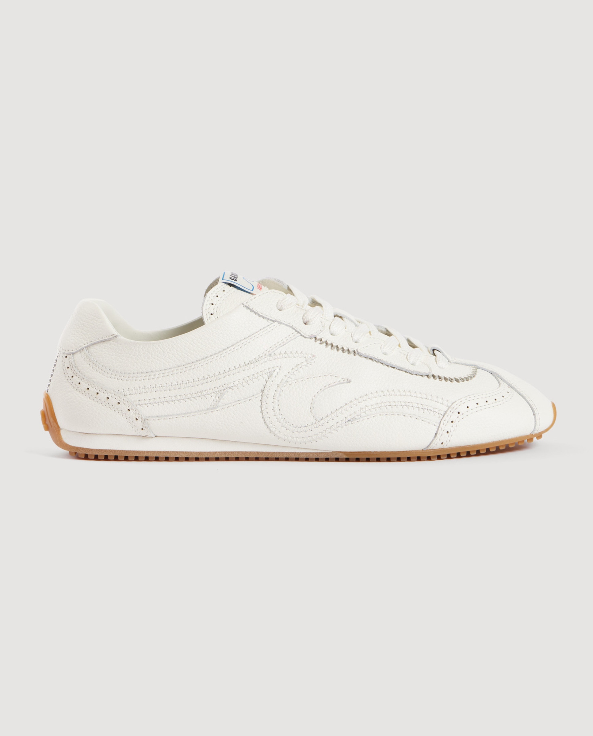 Zapatillas deportivas de mujer de cuero - Sandro - Blanco Blanco-1