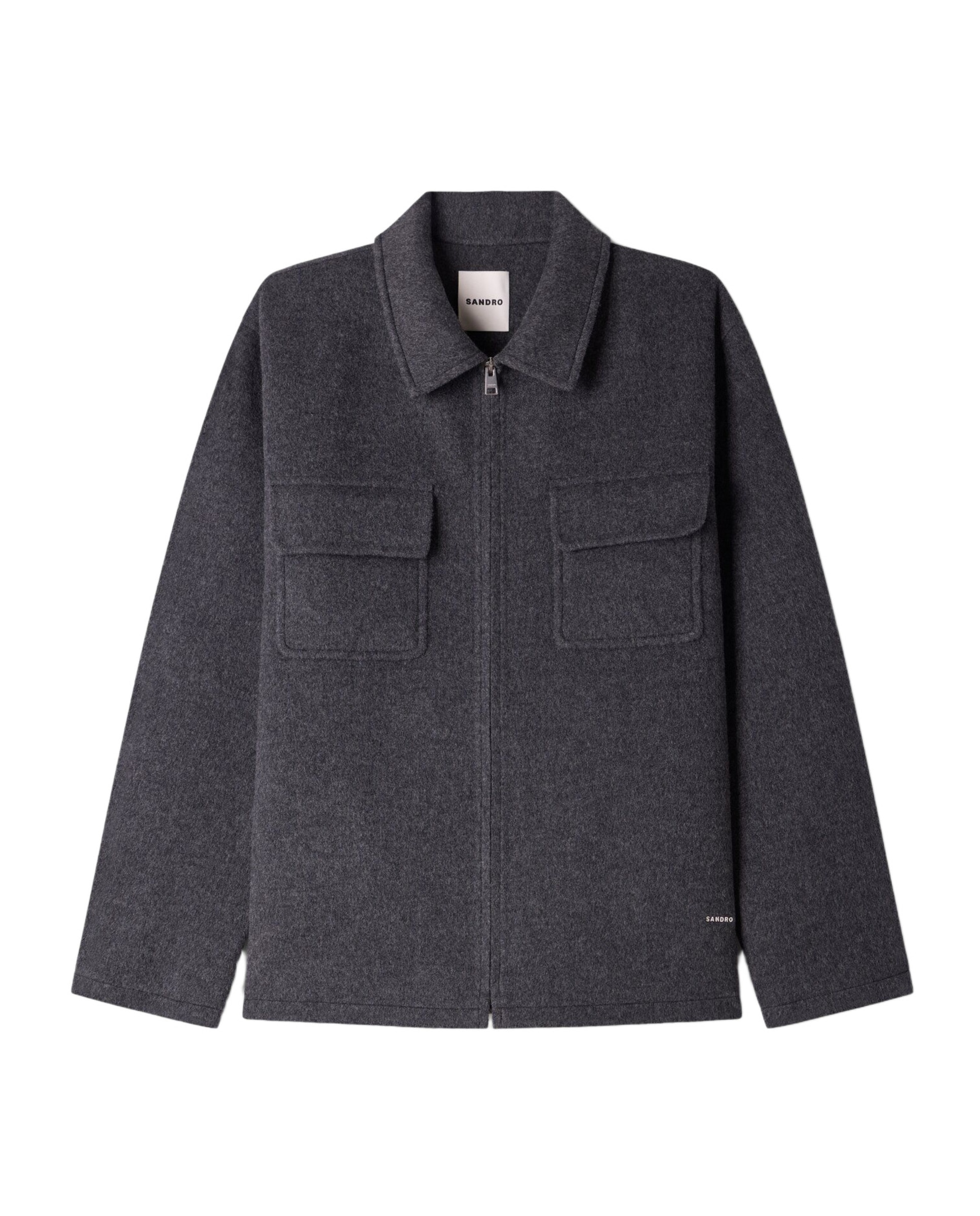 Imagen 6 de Sobrecamisa de hombre con cremallera - Sandro - Negro Negro