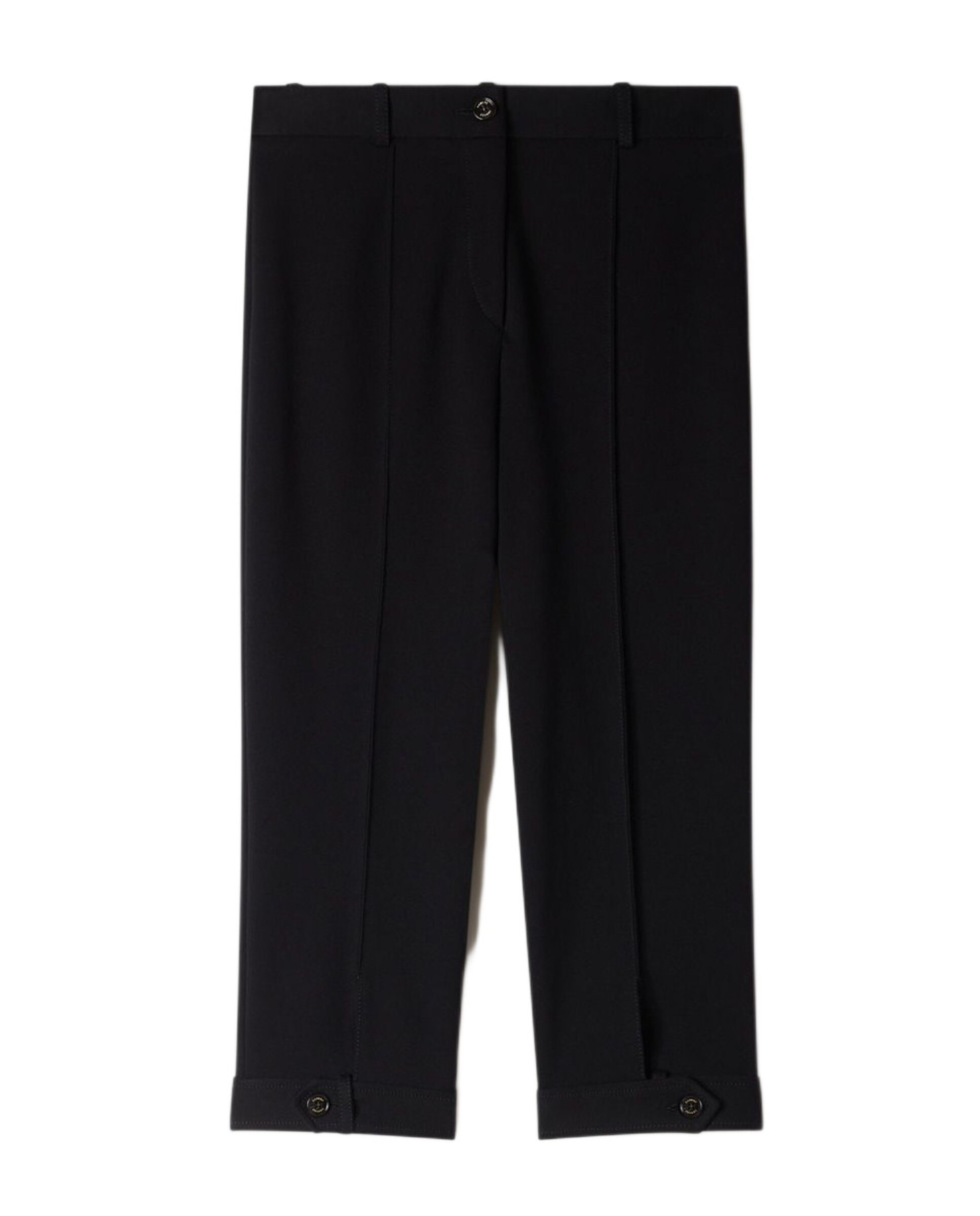 Pantalón corto de mujer ciclista talle alto - Sandro - Negro Negro-6