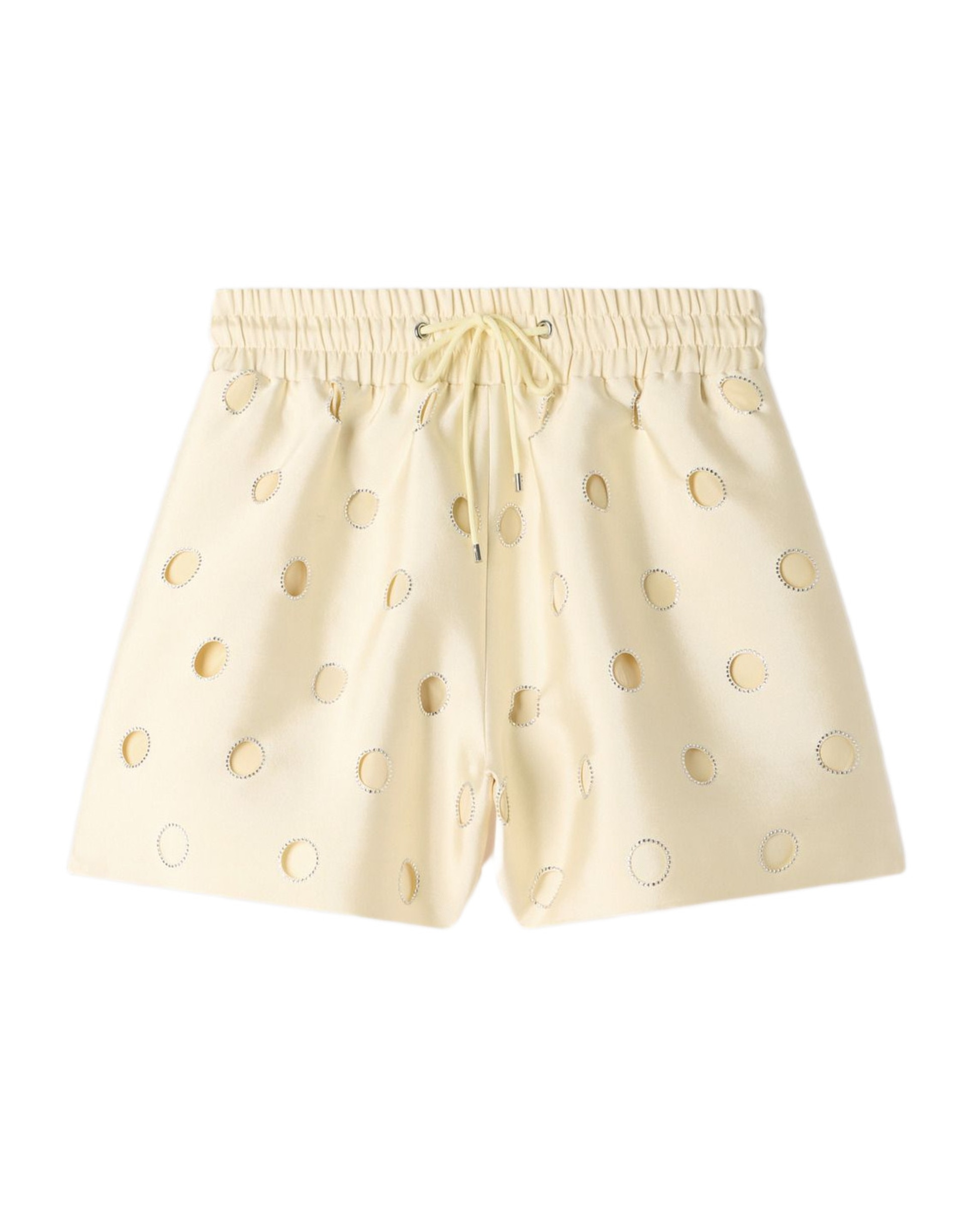 Short de mujer ancho calado con strass - Sandro - Beige Beige-6