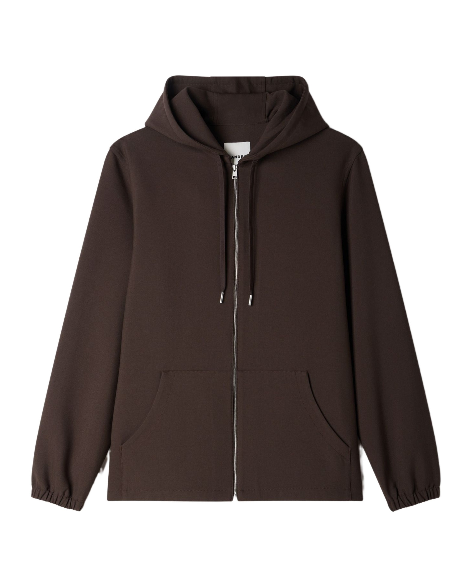 Sudadera stretch de hombre con capucha y cremallera - Sandro - Gris oscuro Gris oscuro-6
