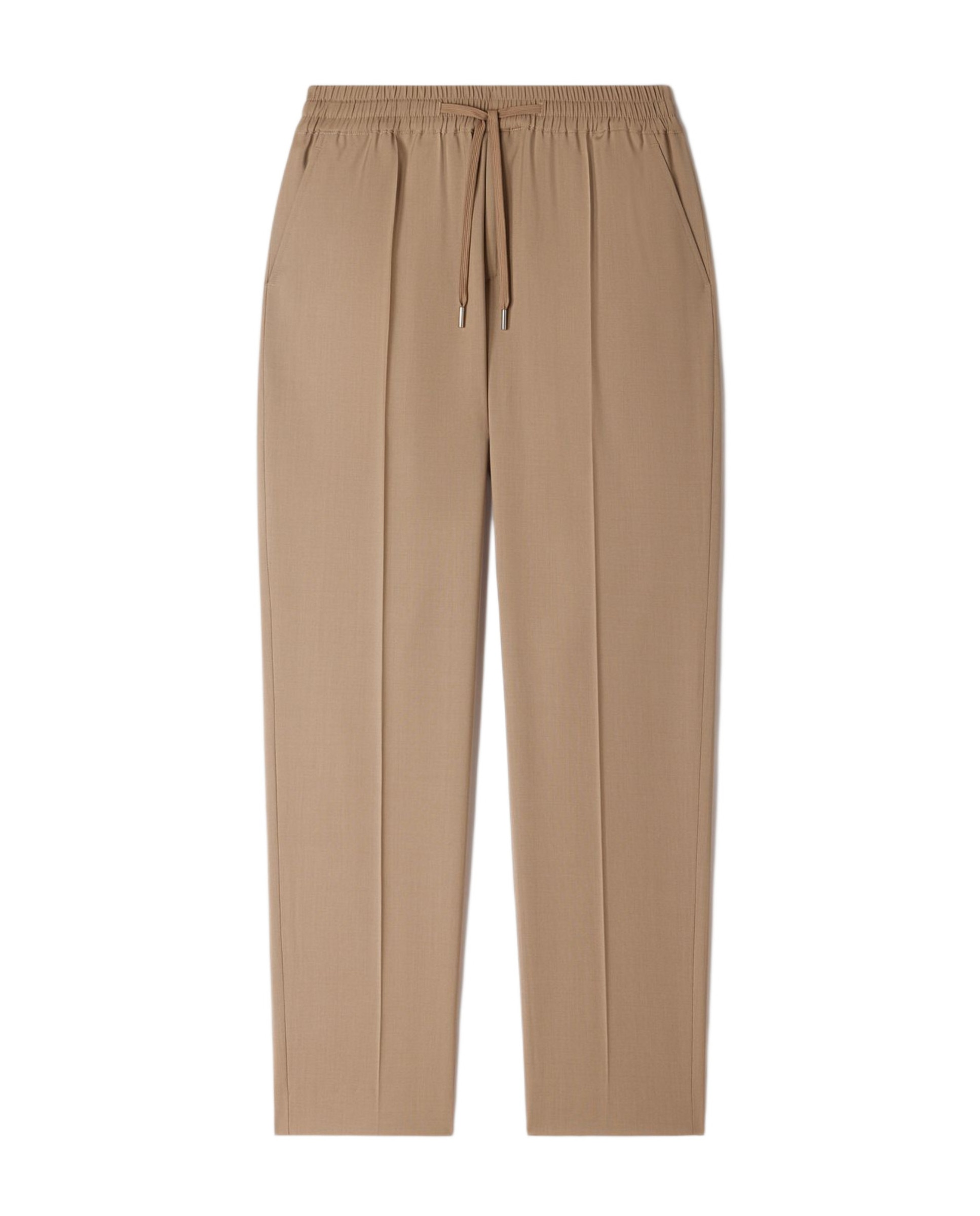 Pantalón jogger de hombre cordón ajuste lana - Sandro - Marrón Marrón-6