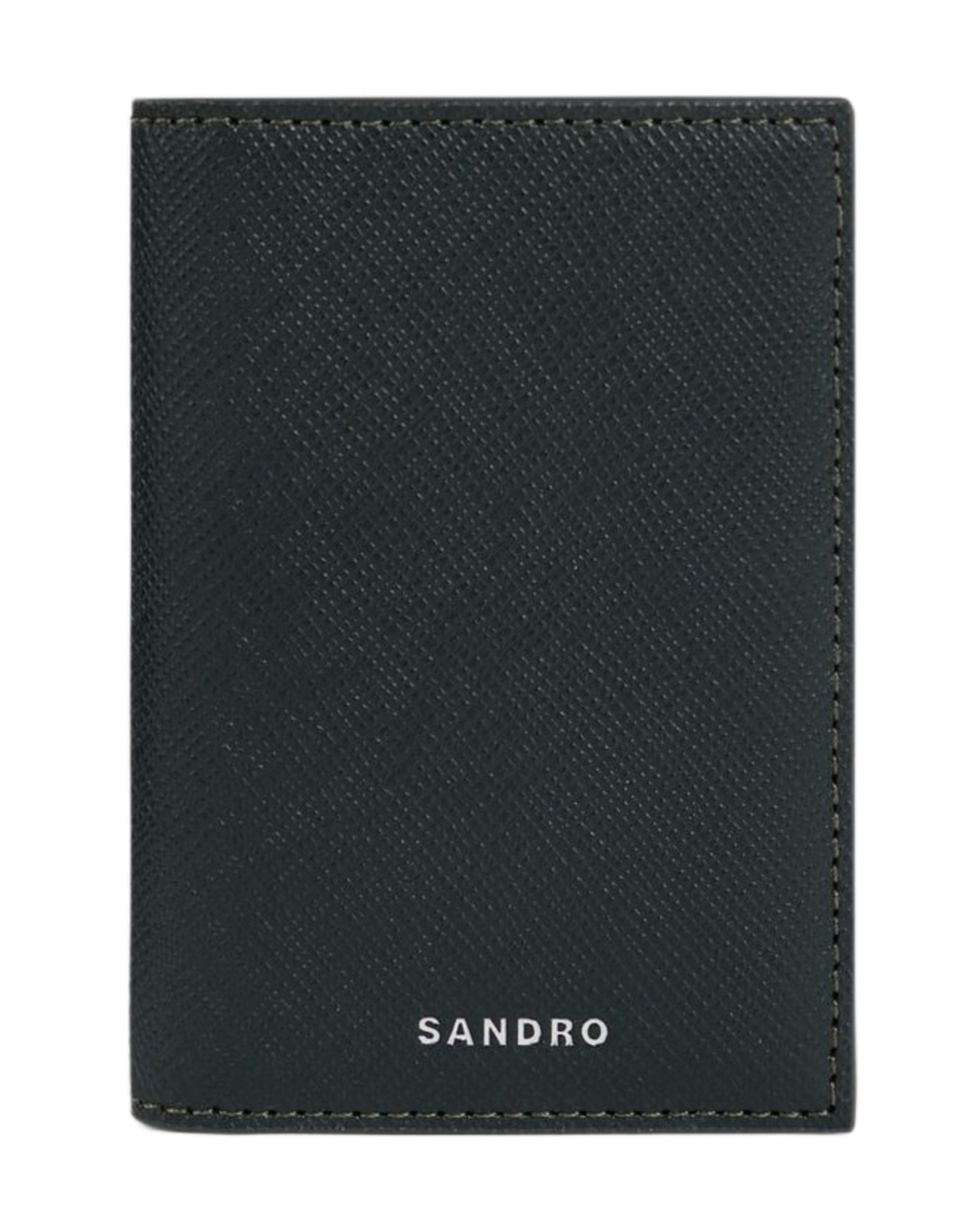 Imagen 0 de Cartera de hombre americana de cuero reconstituido Verde