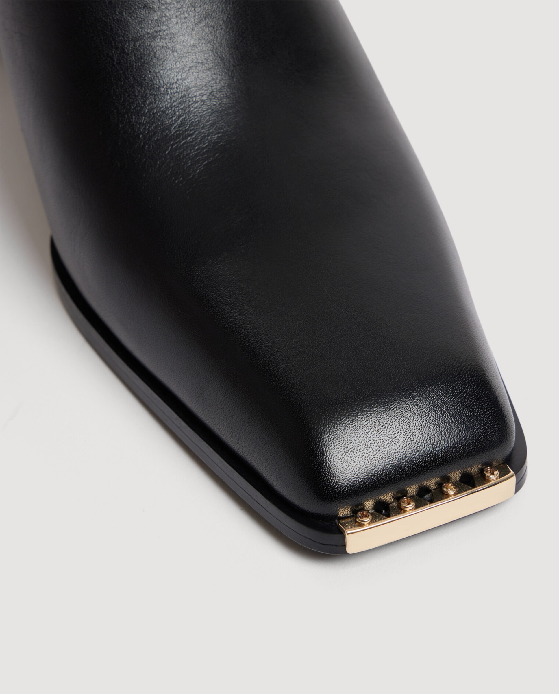 Botines chelsea de mujer de piel de becerro y básicos - Sandro - Negro Negro-2