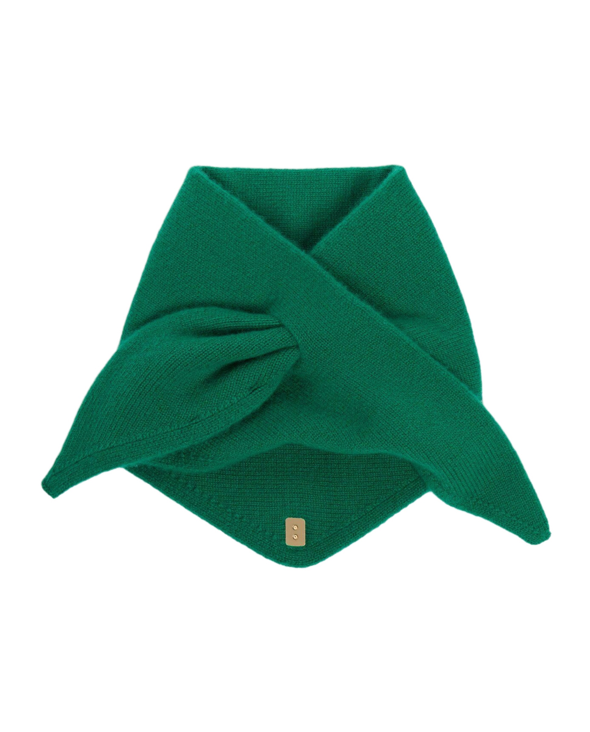 Bandana de mujer de lana de punto fino para anudar - Sandro - Verde Verde-1