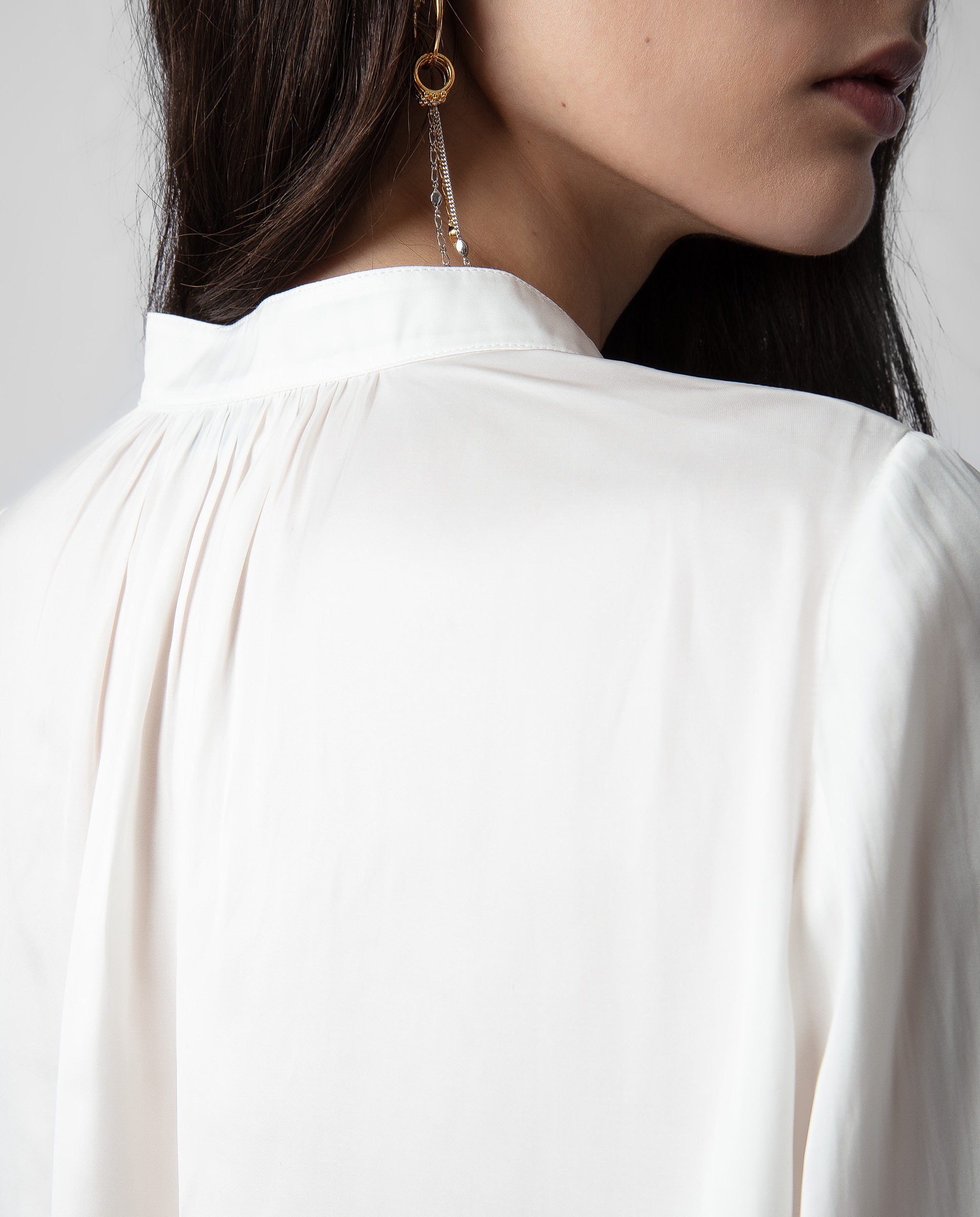 Blusa de mujer Tink lisa de manga larga - Zadig & Voltaire - Blanco Blanco-5