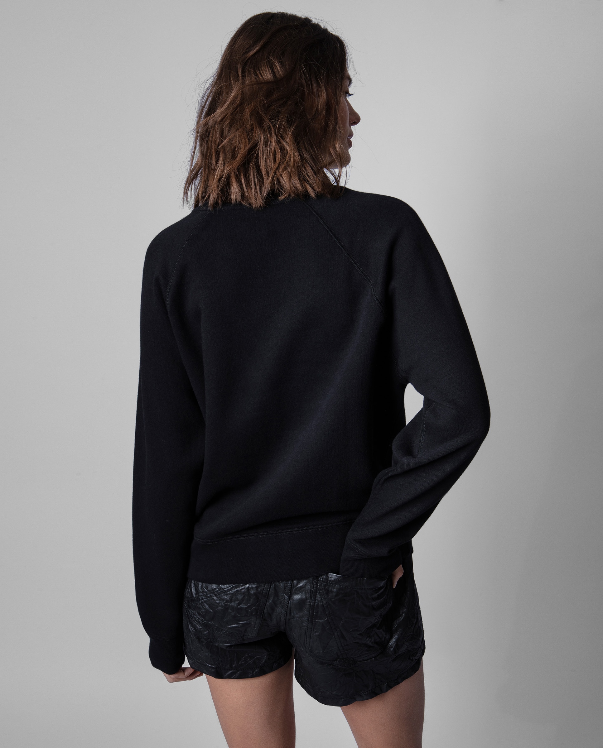 Sudadera de mujer Upper Blason con bordado - Zadig & Voltaire - Negro Negro-2