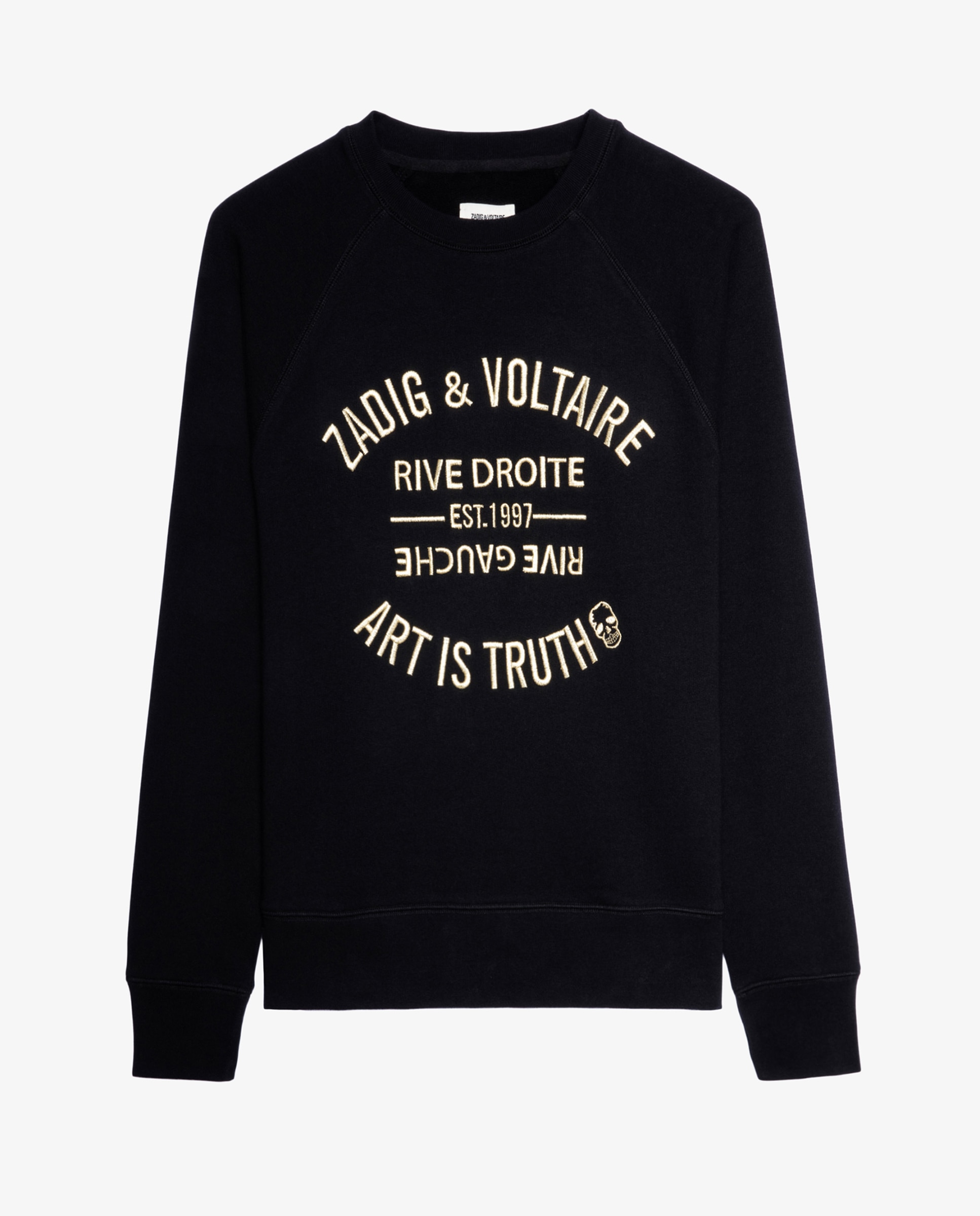 Sudadera de mujer Upper Blason con bordado - Zadig & Voltaire - Negro Negro-4