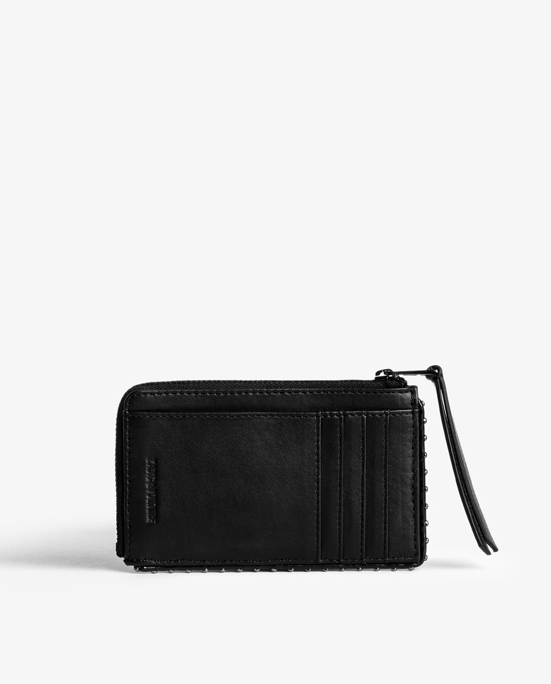 Tarjetero pequeño de mujer en piel acolchada - Zadig & Voltaire - Negro Negro-3