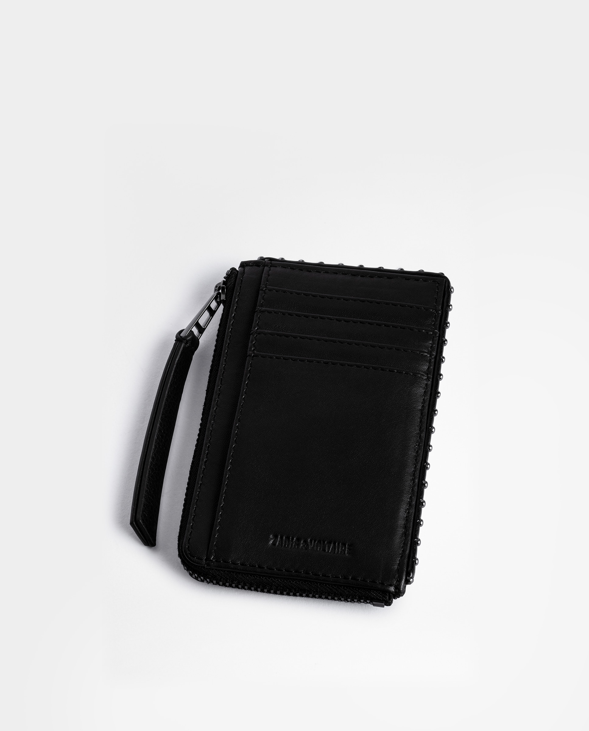 Tarjetero pequeño de mujer en piel acolchada - Zadig & Voltaire - Negro Negro-2