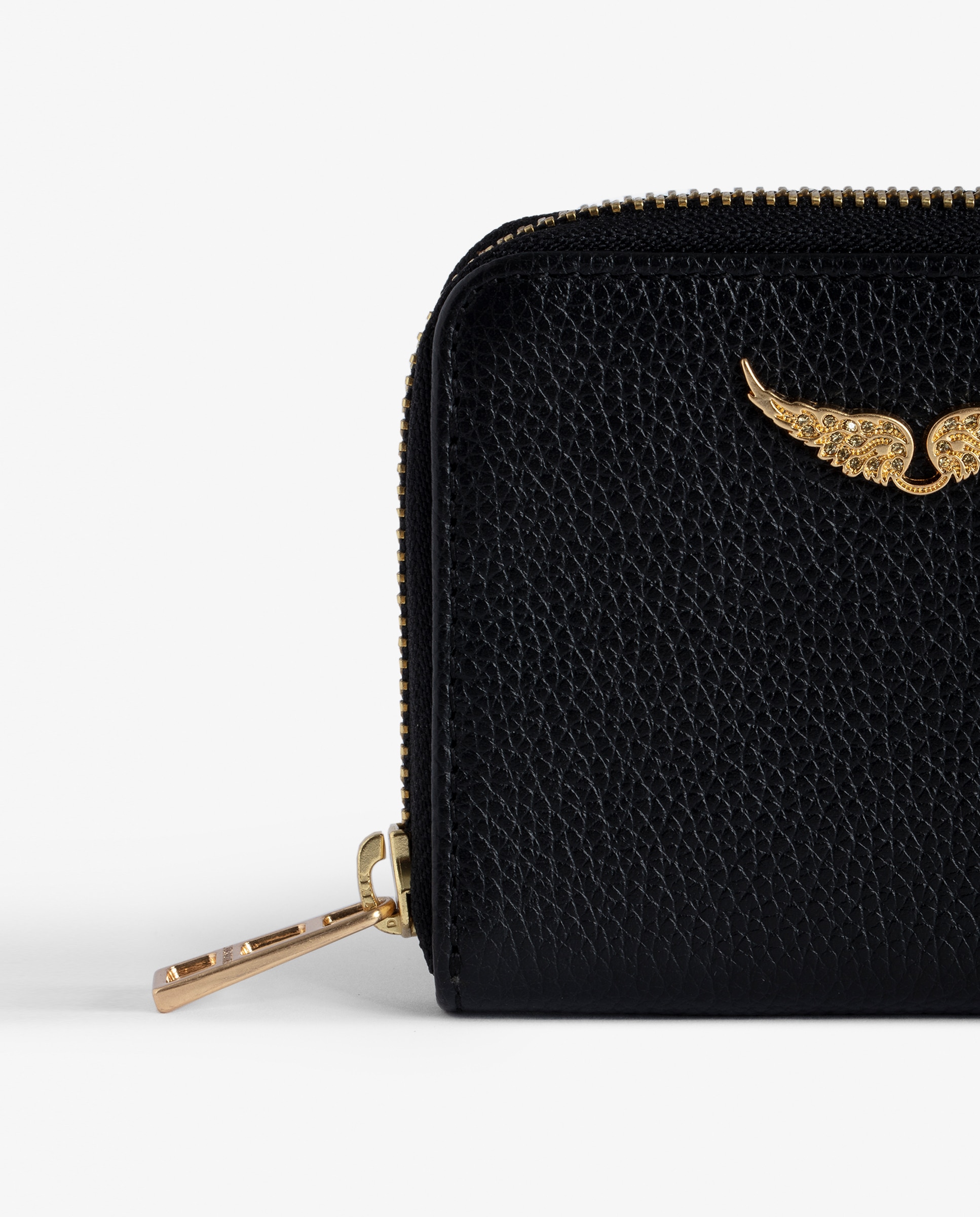 Imagen 4 de Cartera de mujer mini de piel - Zadig & Voltaire - Negro / Natural Negro / Natural