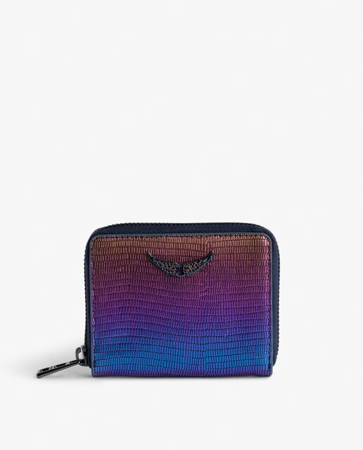 Imagen 0 de Monedero de mujer Mini ZV de cuero multicolor