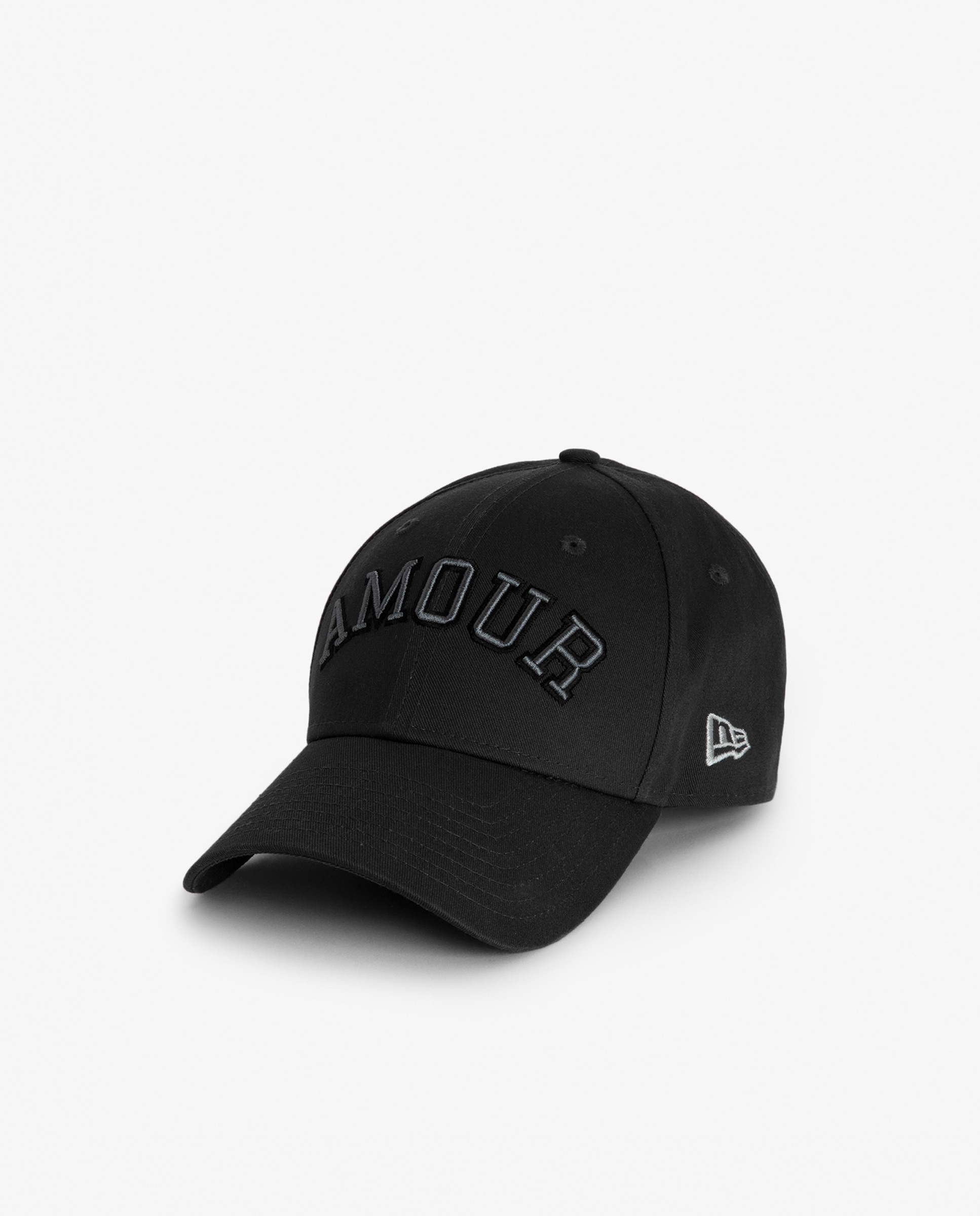 Gorra de mujer de algodón con bordado amour - Zadig & Voltaire - Gris Gris-6