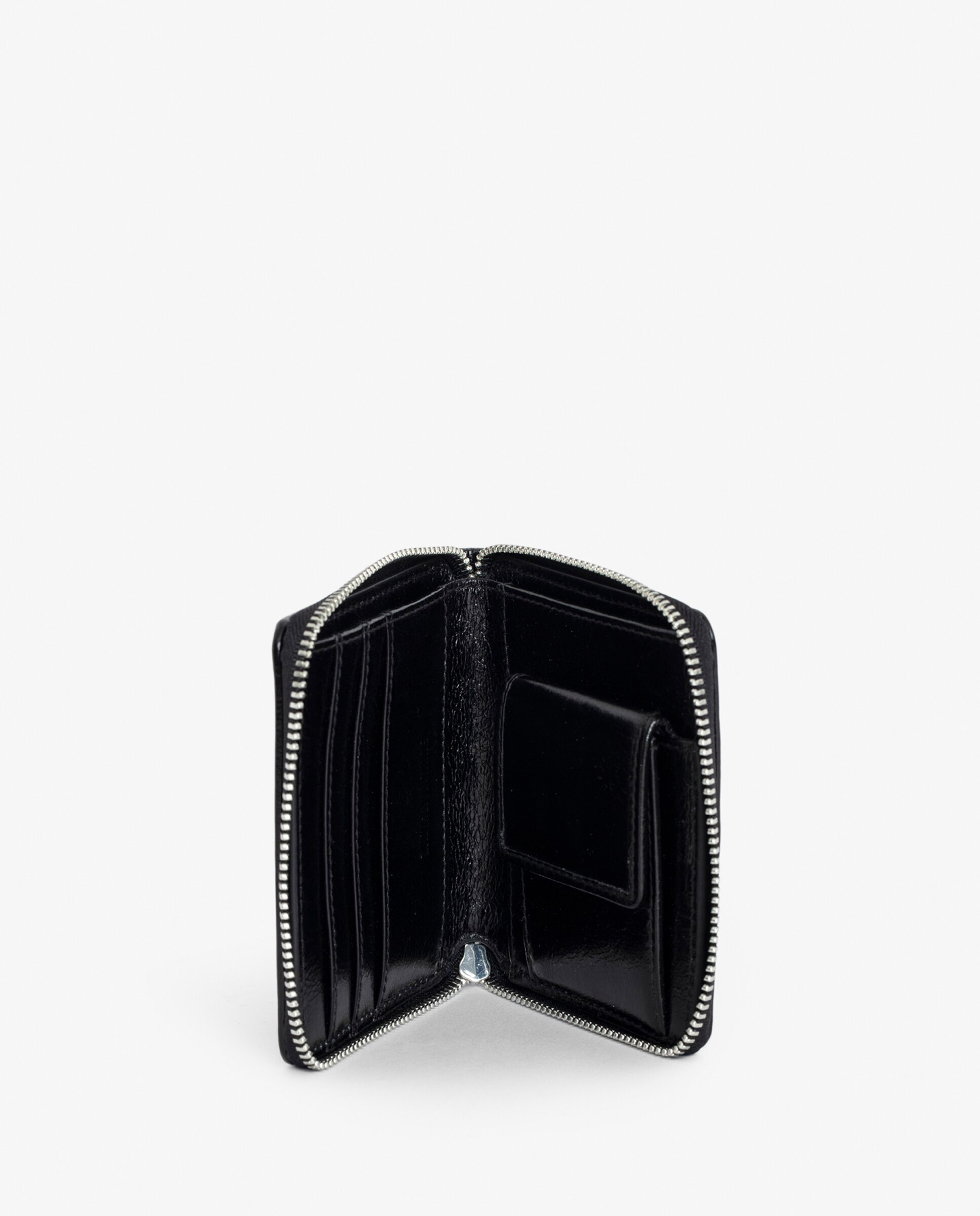 Monedero de mujer mini en cuero charol vintage - Zadig & Voltaire - Negro Negro-3
