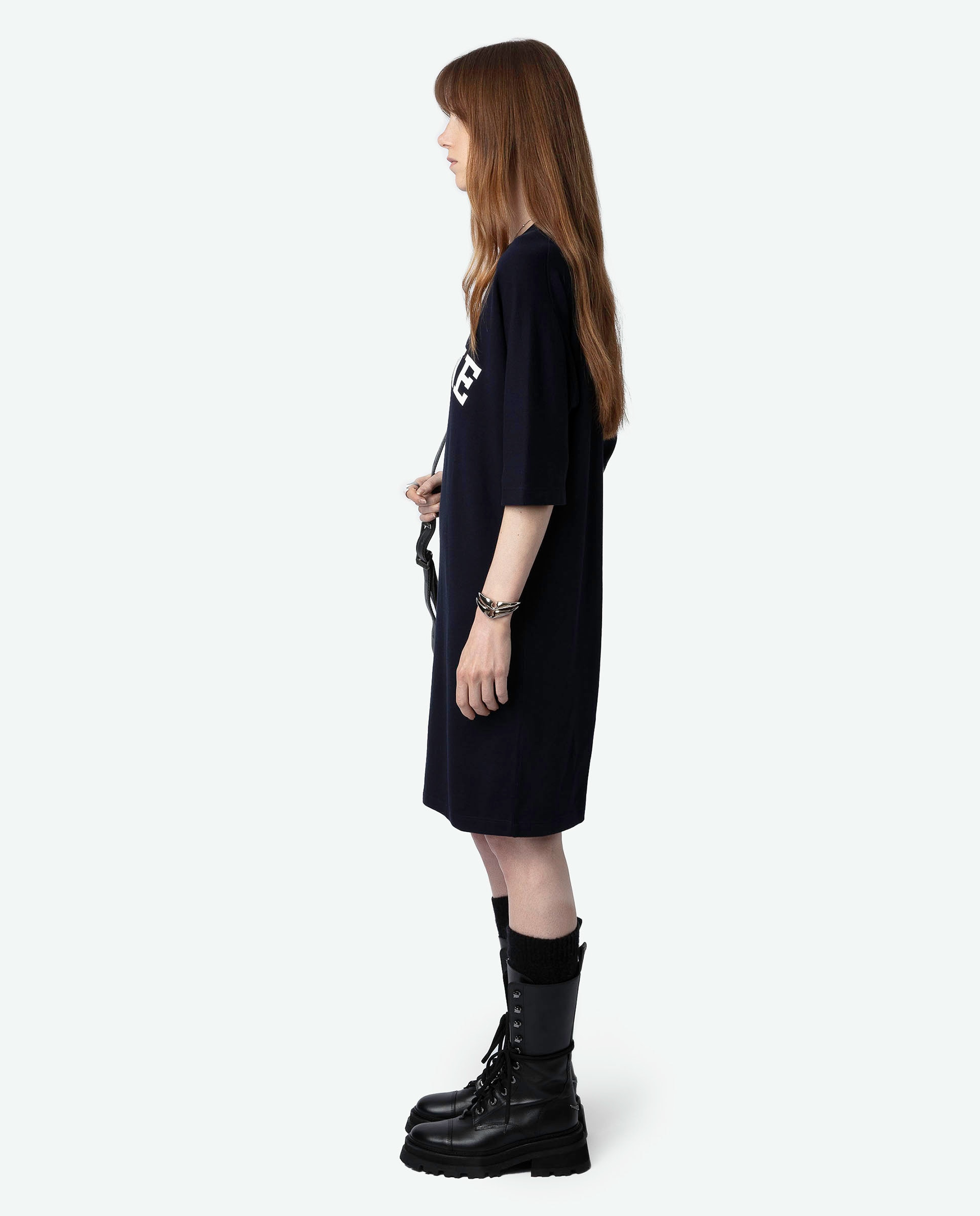 Imagen 3 de Vestido Portman Imagine con mangas 3/4 - Azul marino Azul marino