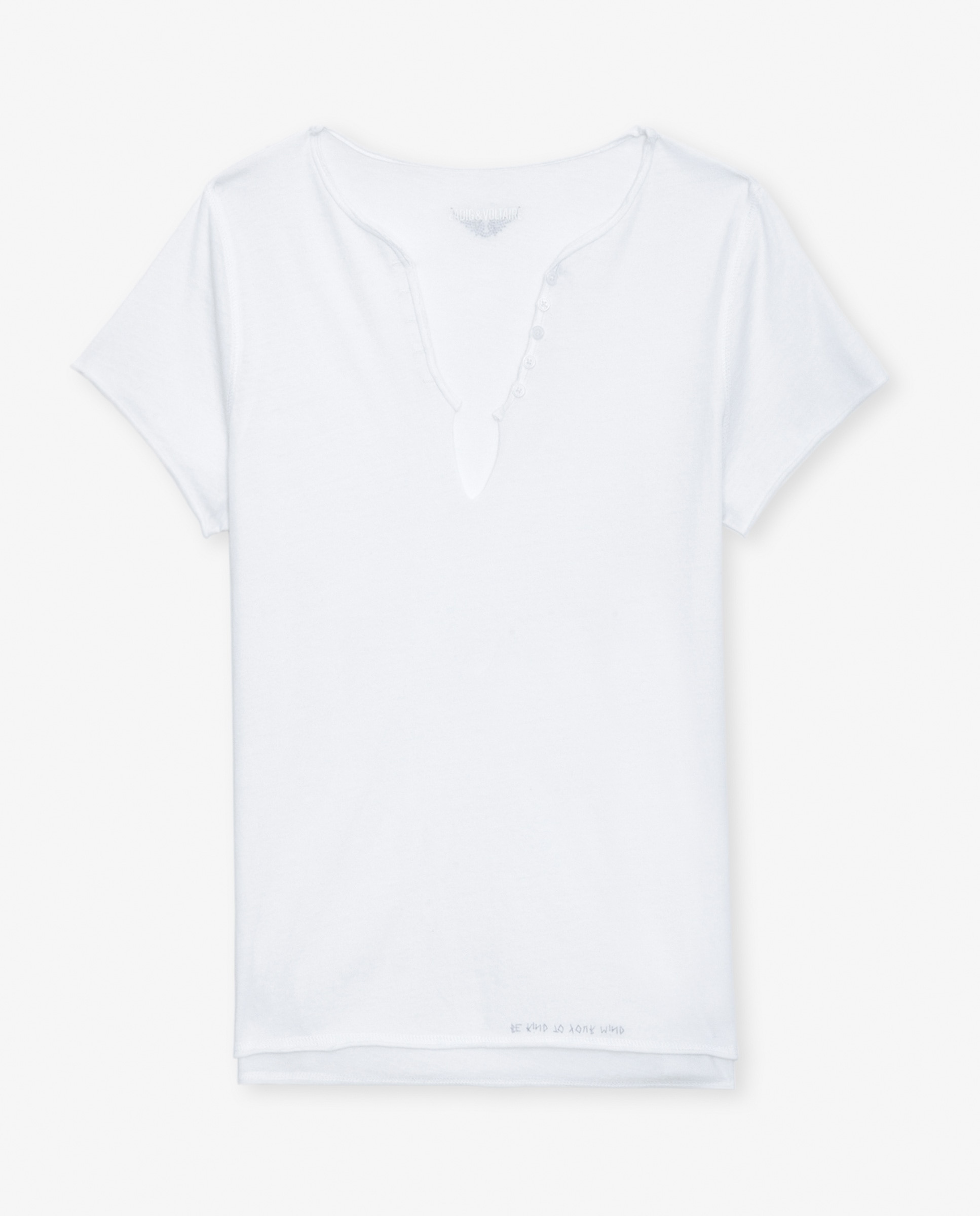 Camiseta de mujer Tunecina Tuni de mangas cortas en algodón - Zadig & Voltaire - Blanco Blanco-6