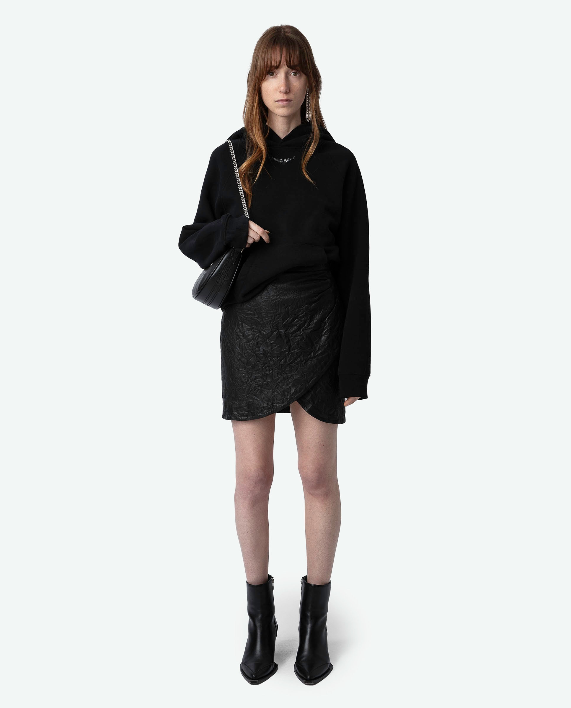 Zadig & Voltaire - Sudadera de mujer con capucha oversized de algodón.