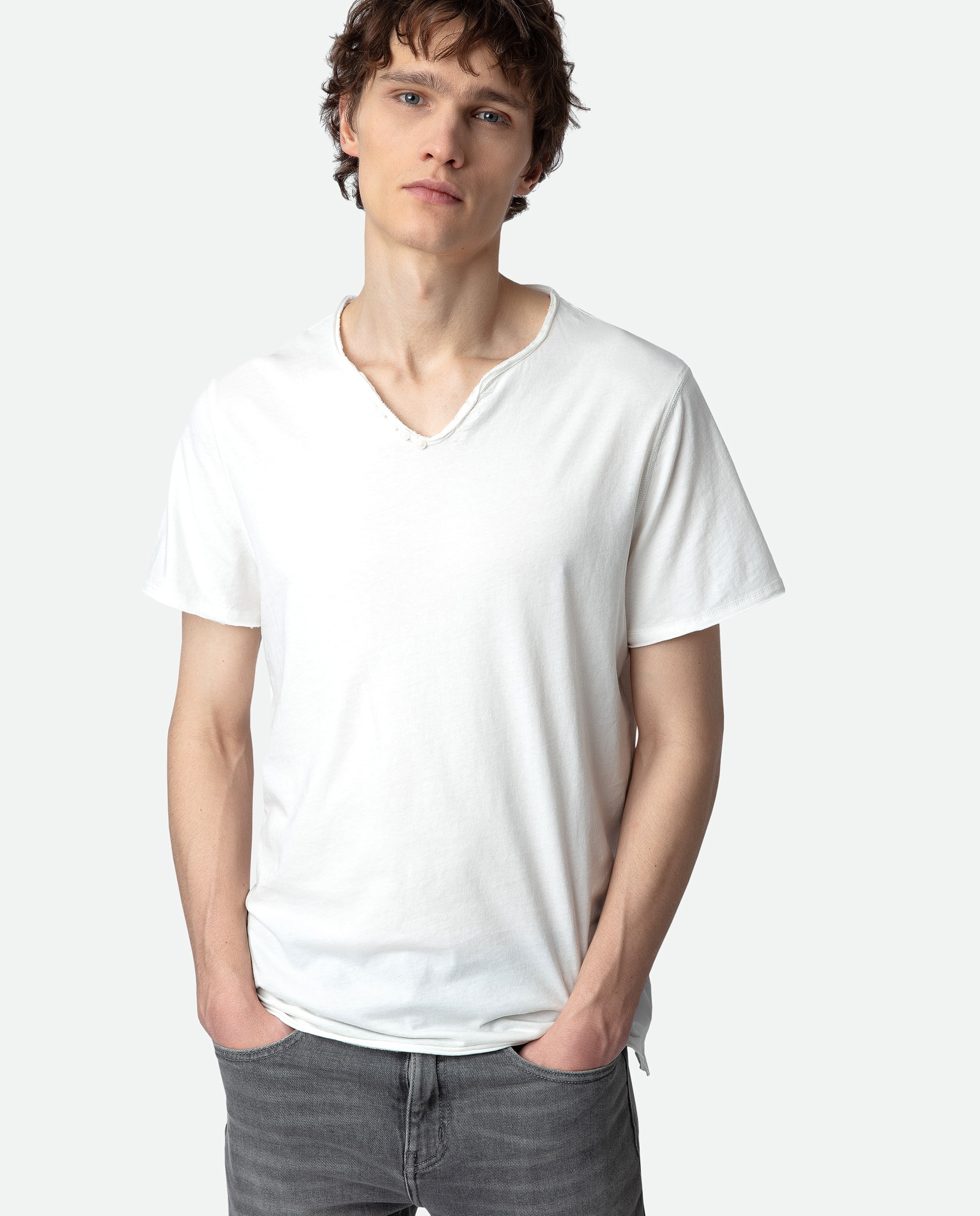 Zadig & Voltaire - Camiseta Tunecina monastir de hombre de mangas cortas en algodón.