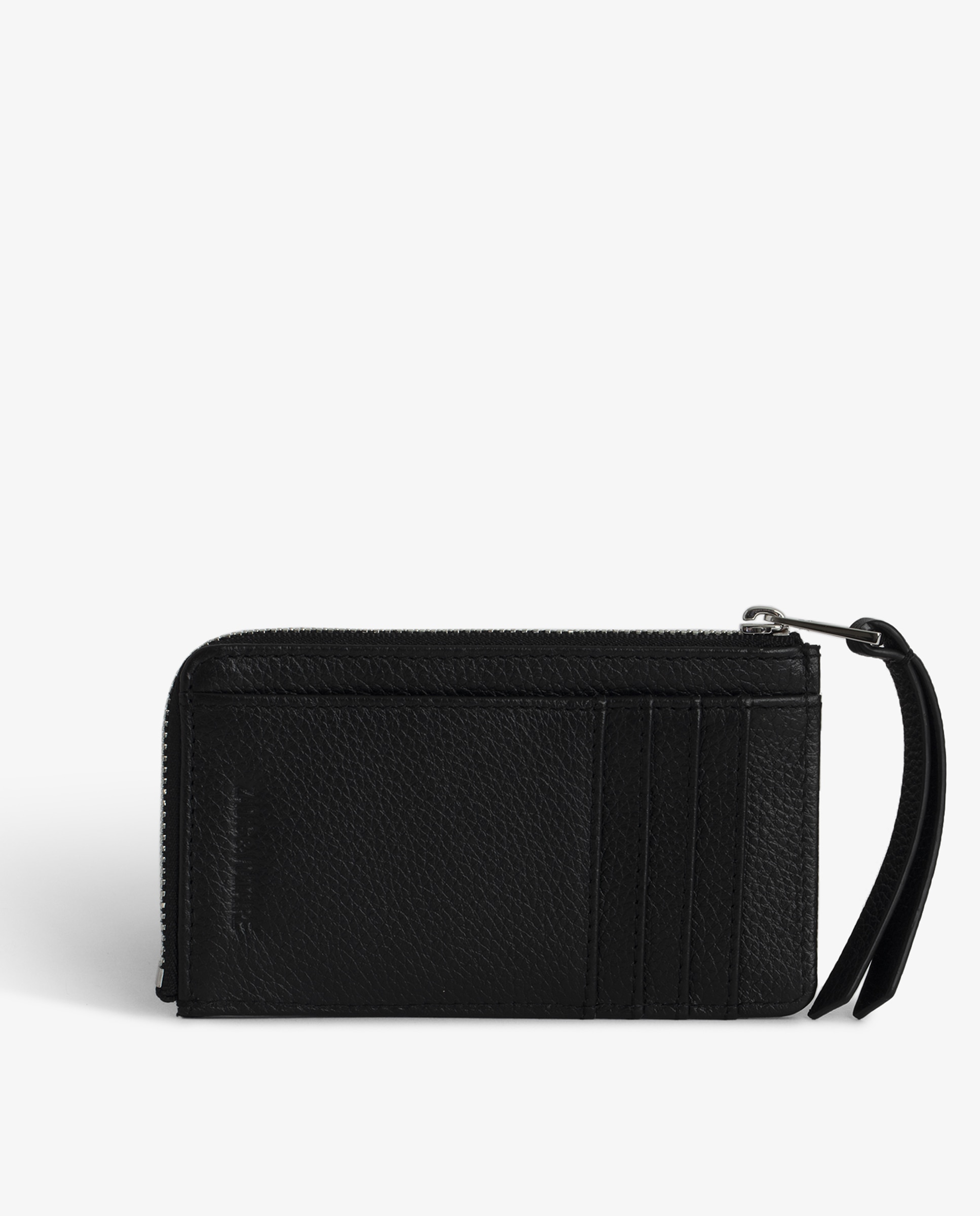 Tarjetero de mujer de piel - Zadig & Voltaire - Negro / Plata Negro / Plata-3