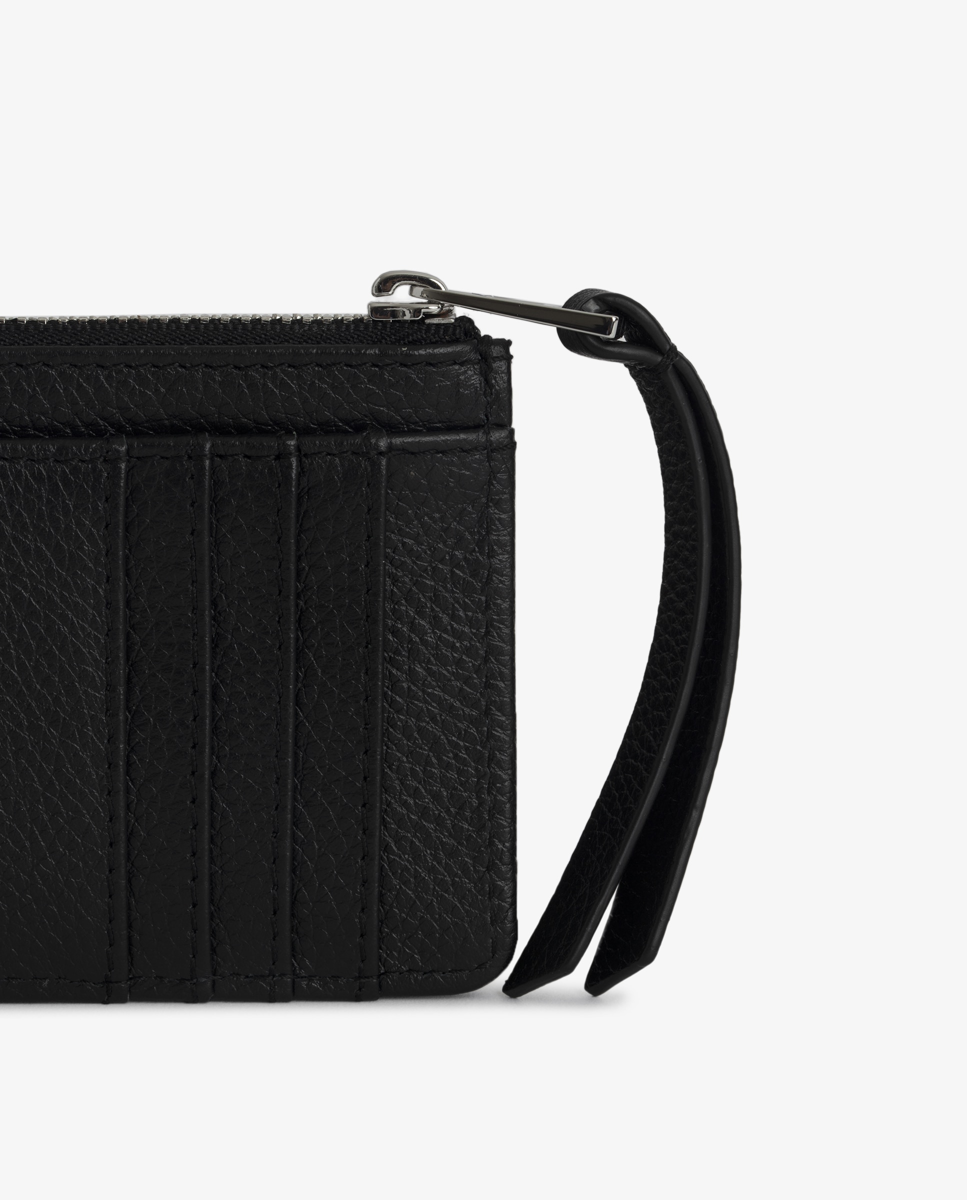 Tarjetero de mujer de piel - Zadig & Voltaire - Negro / Plata Negro / Plata-4