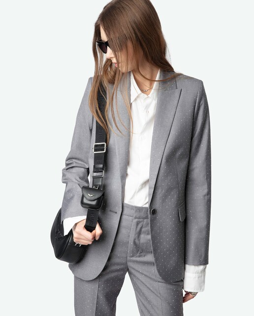 Imagen 0 de Blazer de mujer Valse de mujer con strass y cierre de botón