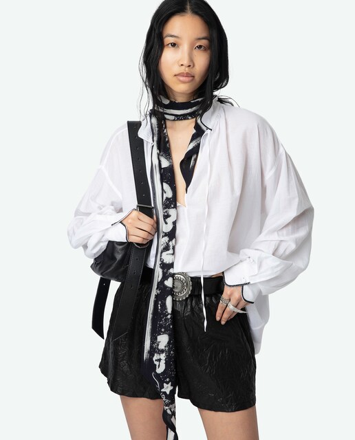 Imagen 0 de Blusa de mujer Troene oversize de manga larga