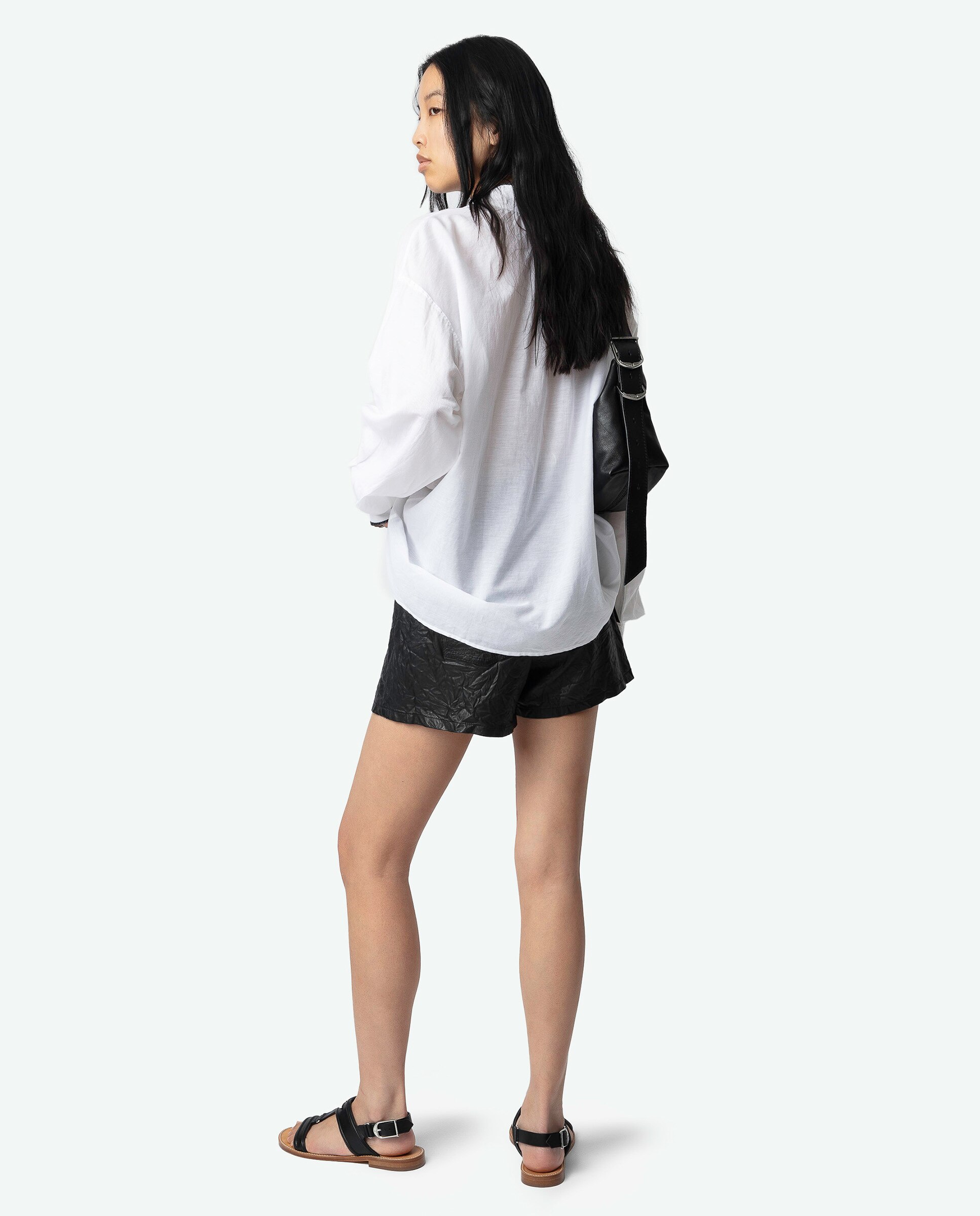 Imagen 2 de Blusa de mujer Troene oversize de manga larga - Zadig & Voltaire - Blanco Blanco