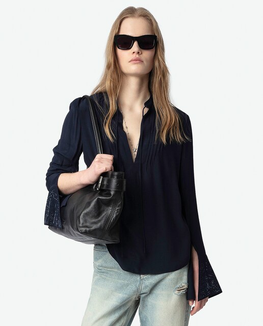 Imagen 0 de Blusa de mujer Taika con strass en puños