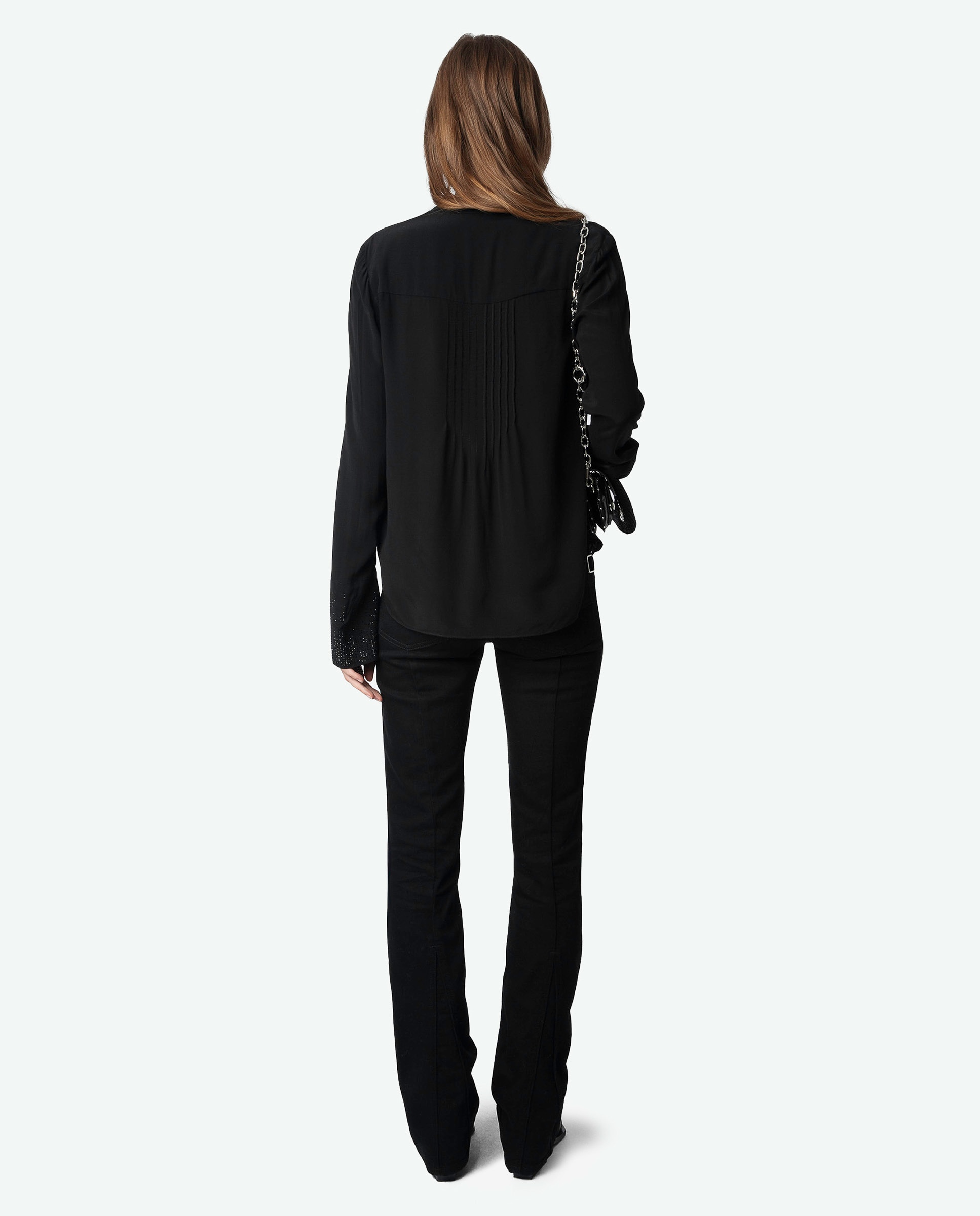 Imagen 2 de Blusa Taika de mujer de mangas largas de viscosa - Zadig & Voltaire - Negro Negro