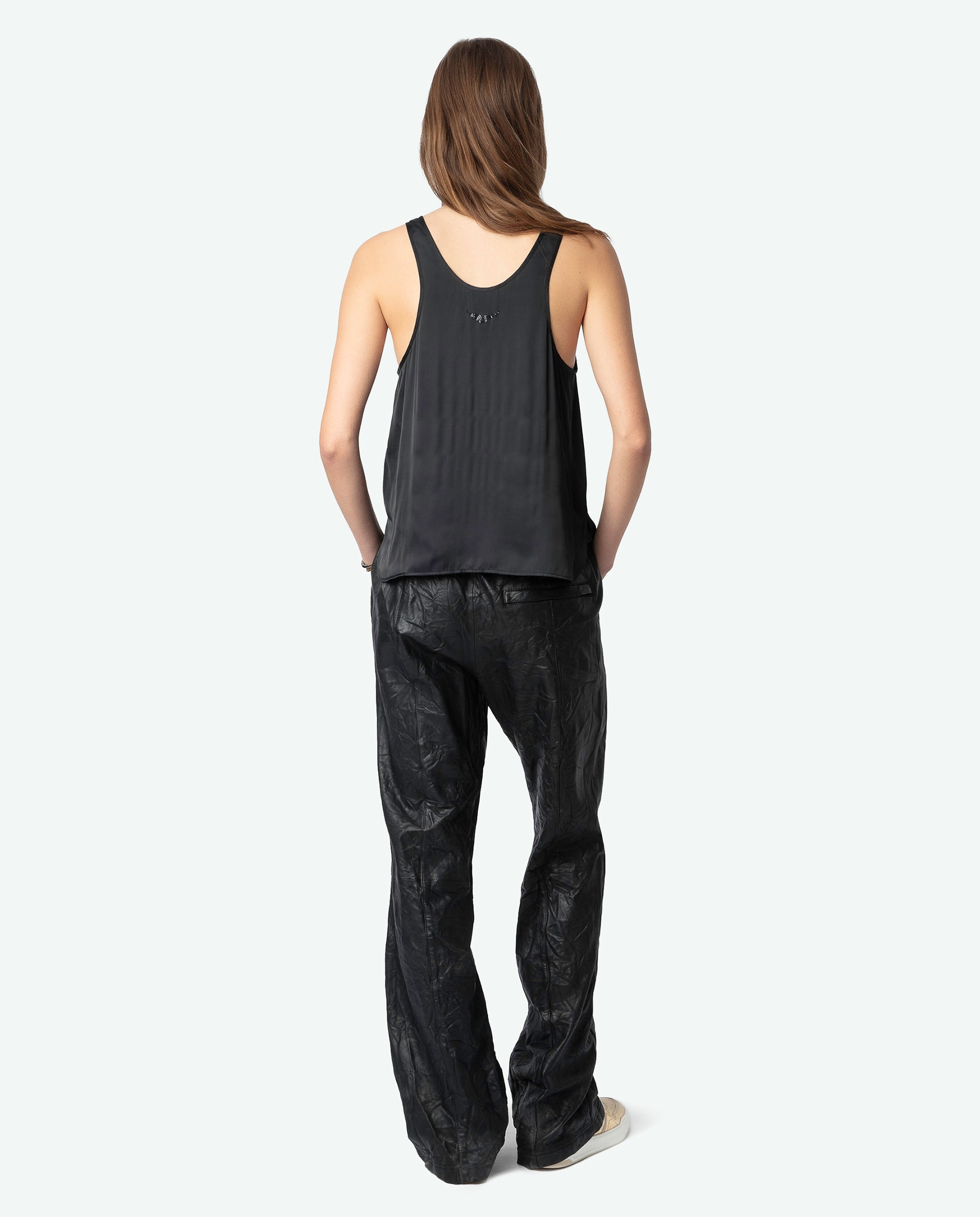 Top de mujer de tirantes de satén - Zadig & Voltaire - Negro Negro-2