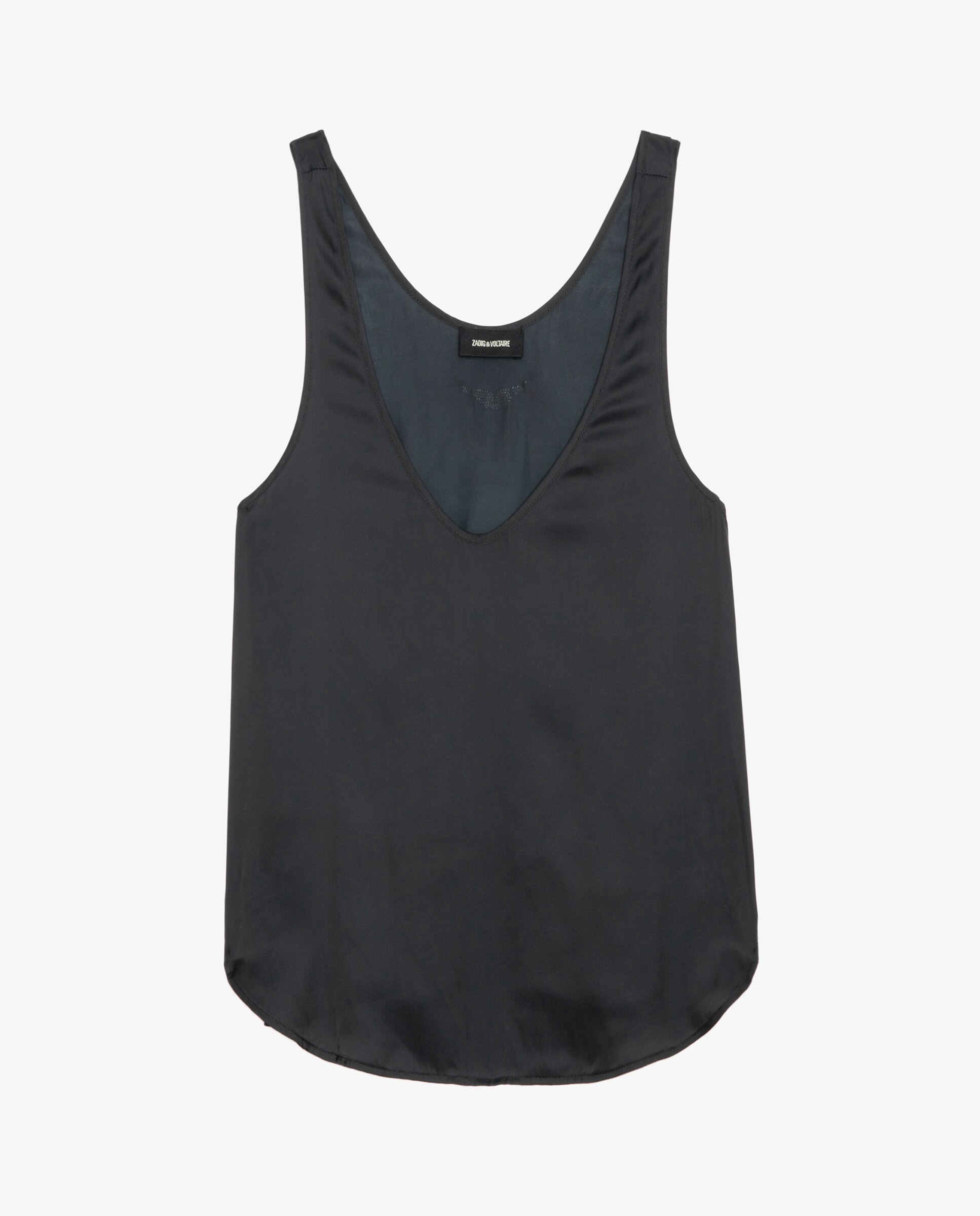 Top de mujer de tirantes de satén - Zadig & Voltaire - Negro Negro-6