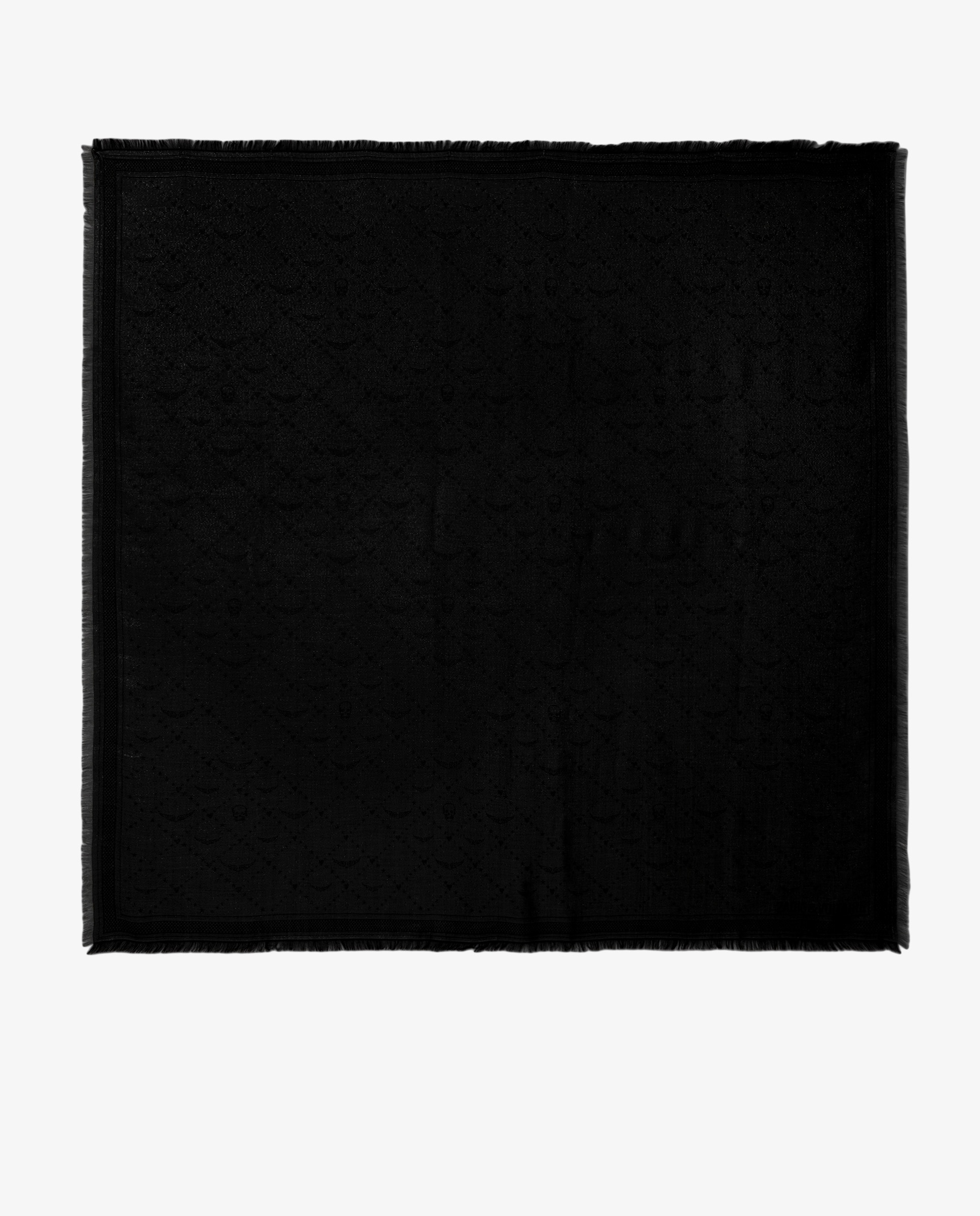 Pañuelo de mujer jacquard con monograma de modal grande - Zadig & Voltaire - Negro Negro-1