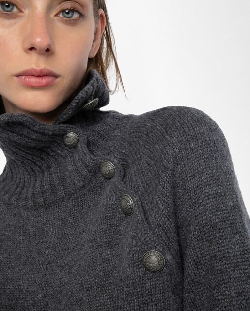 Imagen 0 de Jersey Mora de mujer 100% cachemira de manga larga