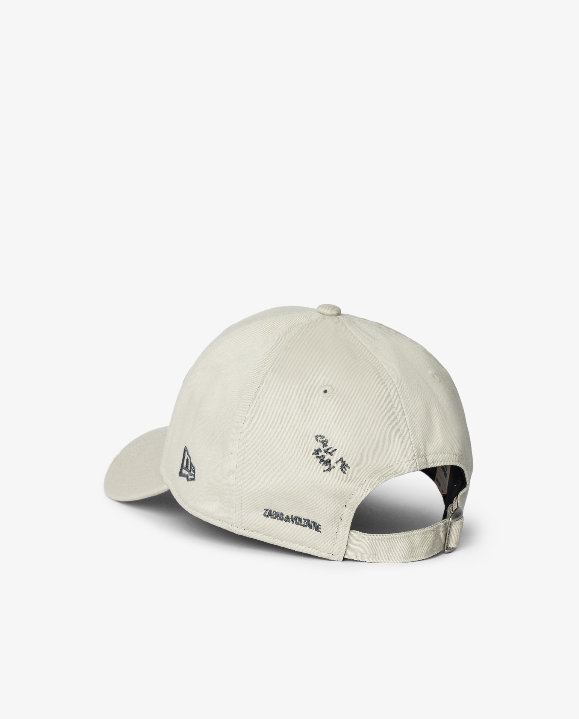Gorra de mujer en algodón con efecto desgastado - Zadig & Voltaire - Blanco Blanco-2
