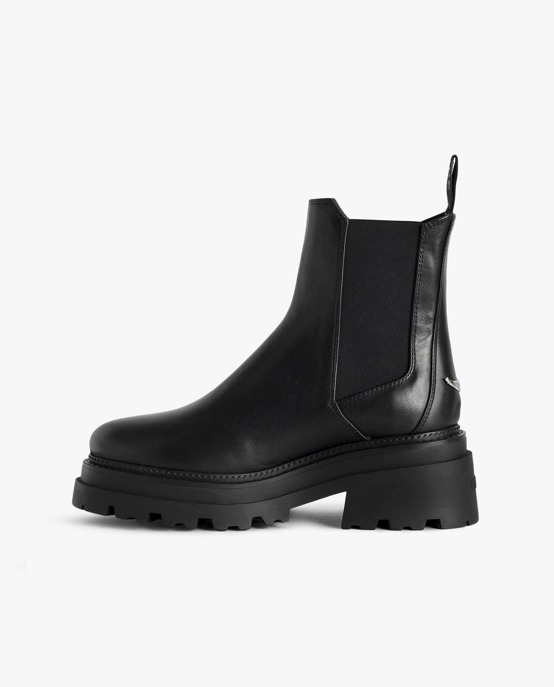 Botines Chelsea ride de mujer de cuero - Zadig & Voltaire - Negro Negro-5