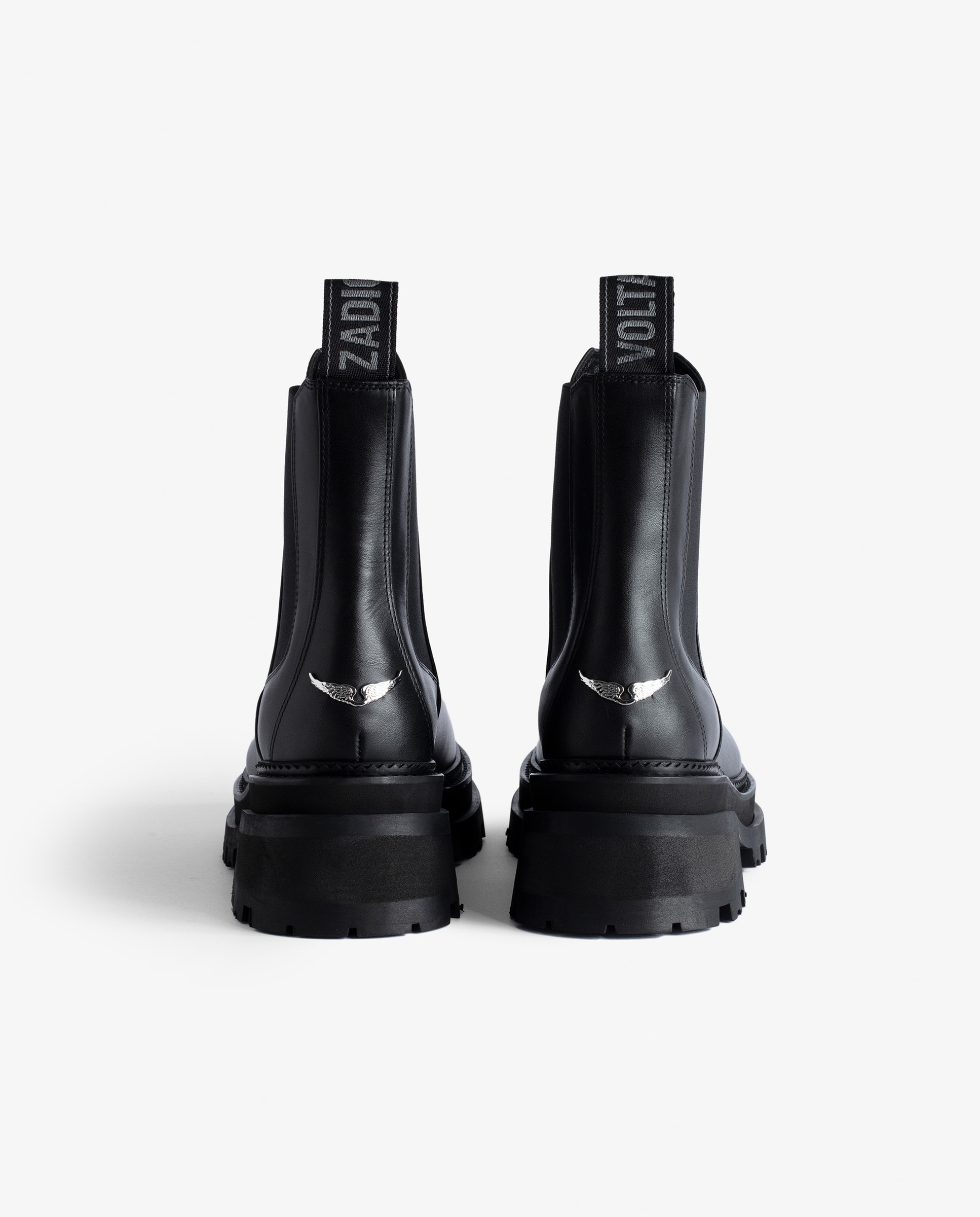 Botines Chelsea ride de mujer de cuero - Zadig & Voltaire - Negro Negro-4