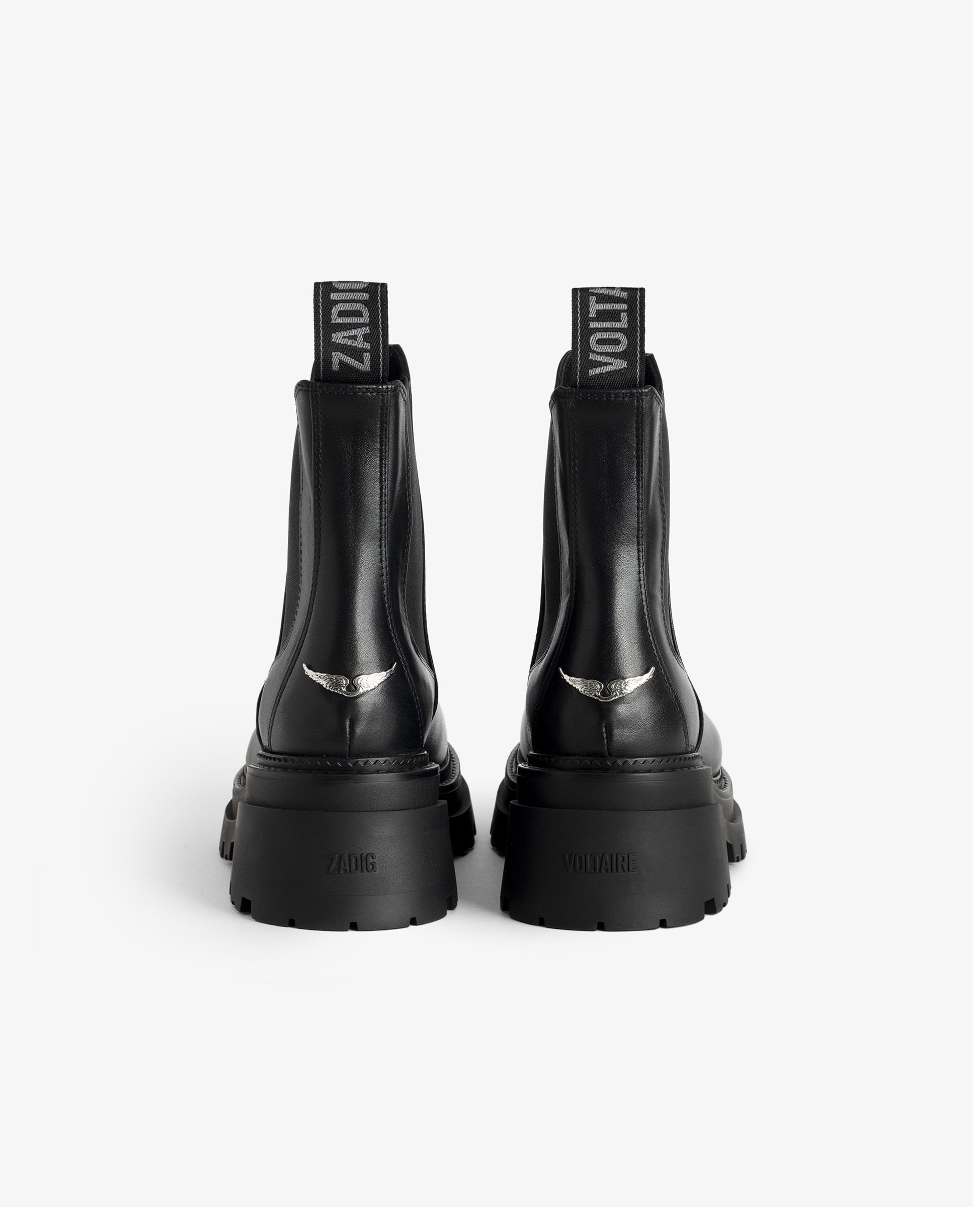 Botines Chelsea ride de mujer de cuero - Zadig & Voltaire - Negro Negro-7