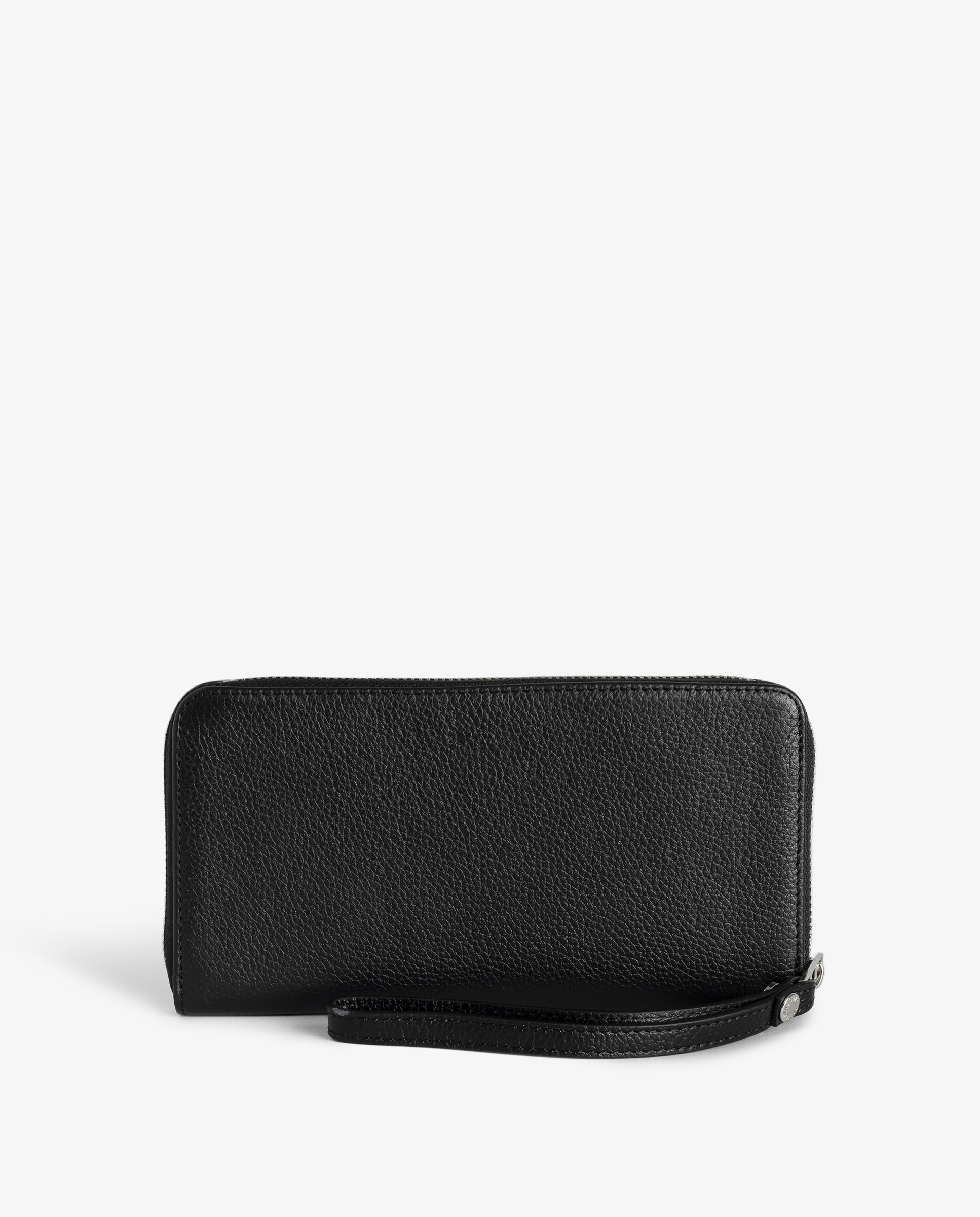 Cartera grande de piel granulada - Zadig & Voltaire - Negro Negro-3