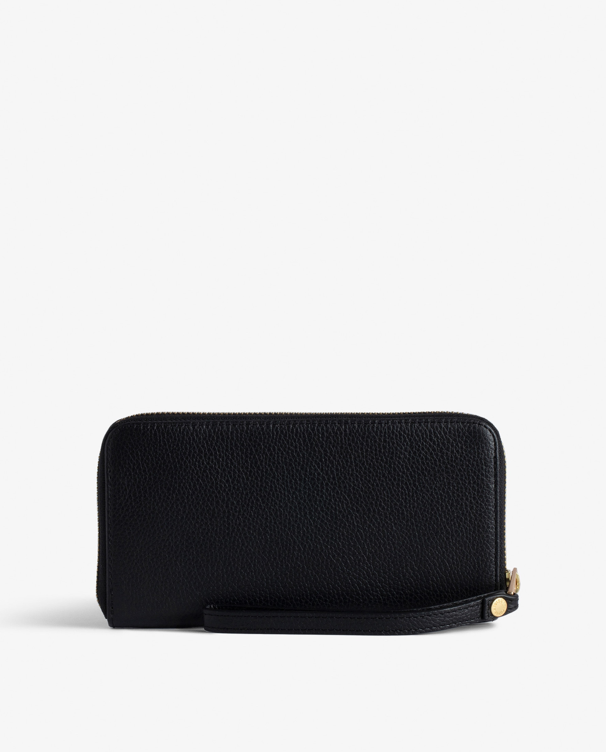 Cartera grande de piel granulada - Zadig & Voltaire - Negro / Natural Negro / Natural-2