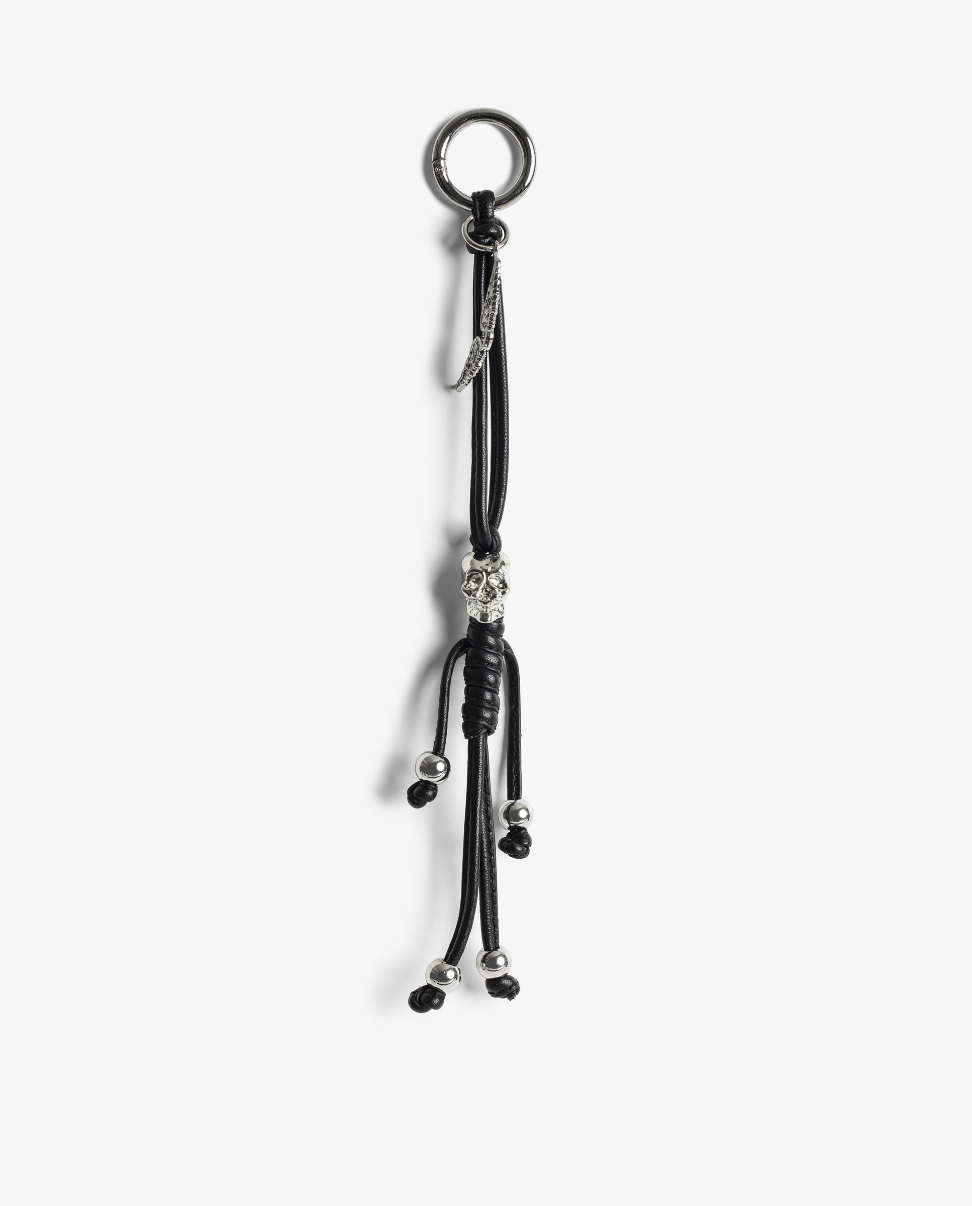 Llavero de mujer de cuero con forma de esqueleto - Zadig & Voltaire - Negro Negro-1