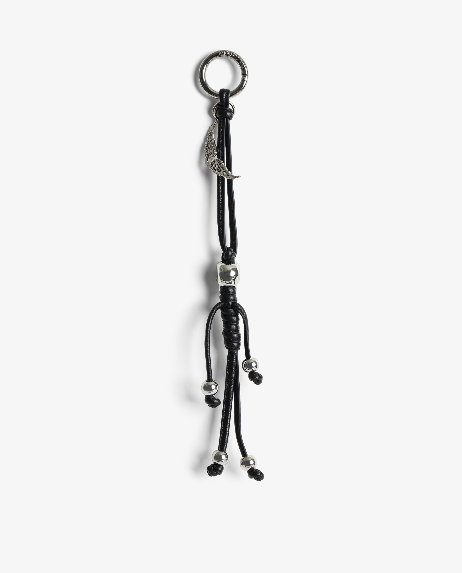 Llavero de mujer de cuero con forma de esqueleto - Zadig & Voltaire - Negro Negro-3