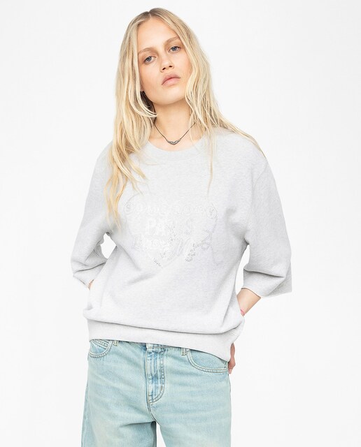 Imagen 0 de Sudadera Edmond de mujer de mangas 3/4 en algodón